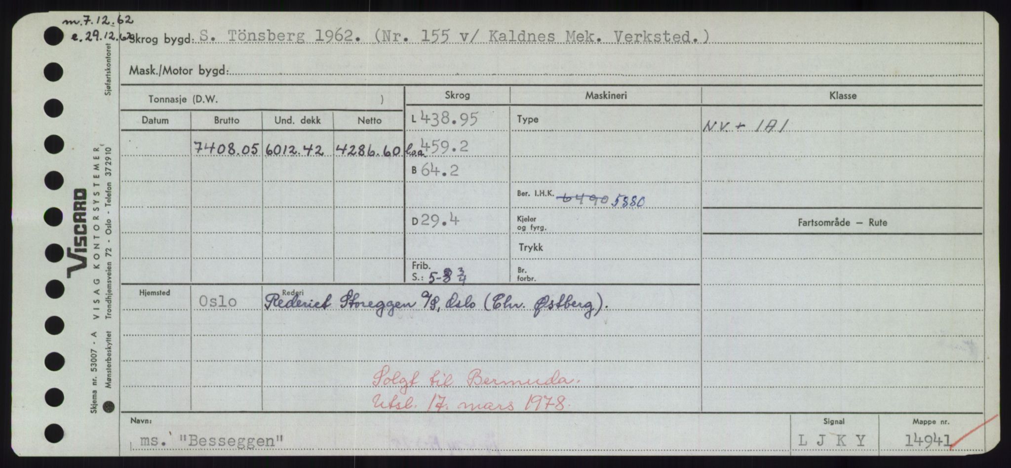 Sjøfartsdirektoratet med forløpere, Skipsmålingen, RA/S-1627/H/Hd/L0003: Fartøy, B-Bev, p. 921