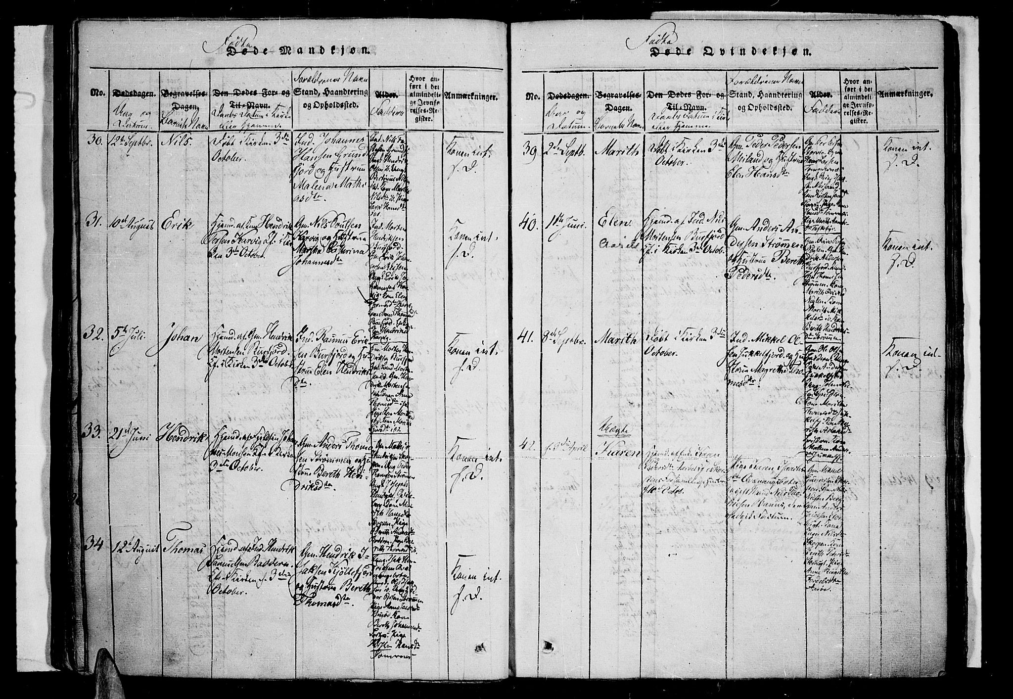 Skjervøy sokneprestkontor, AV/SATØ-S-1300/H/Ha/Haa/L0004kirke: Parish register (official) no. 4, 1820-1838