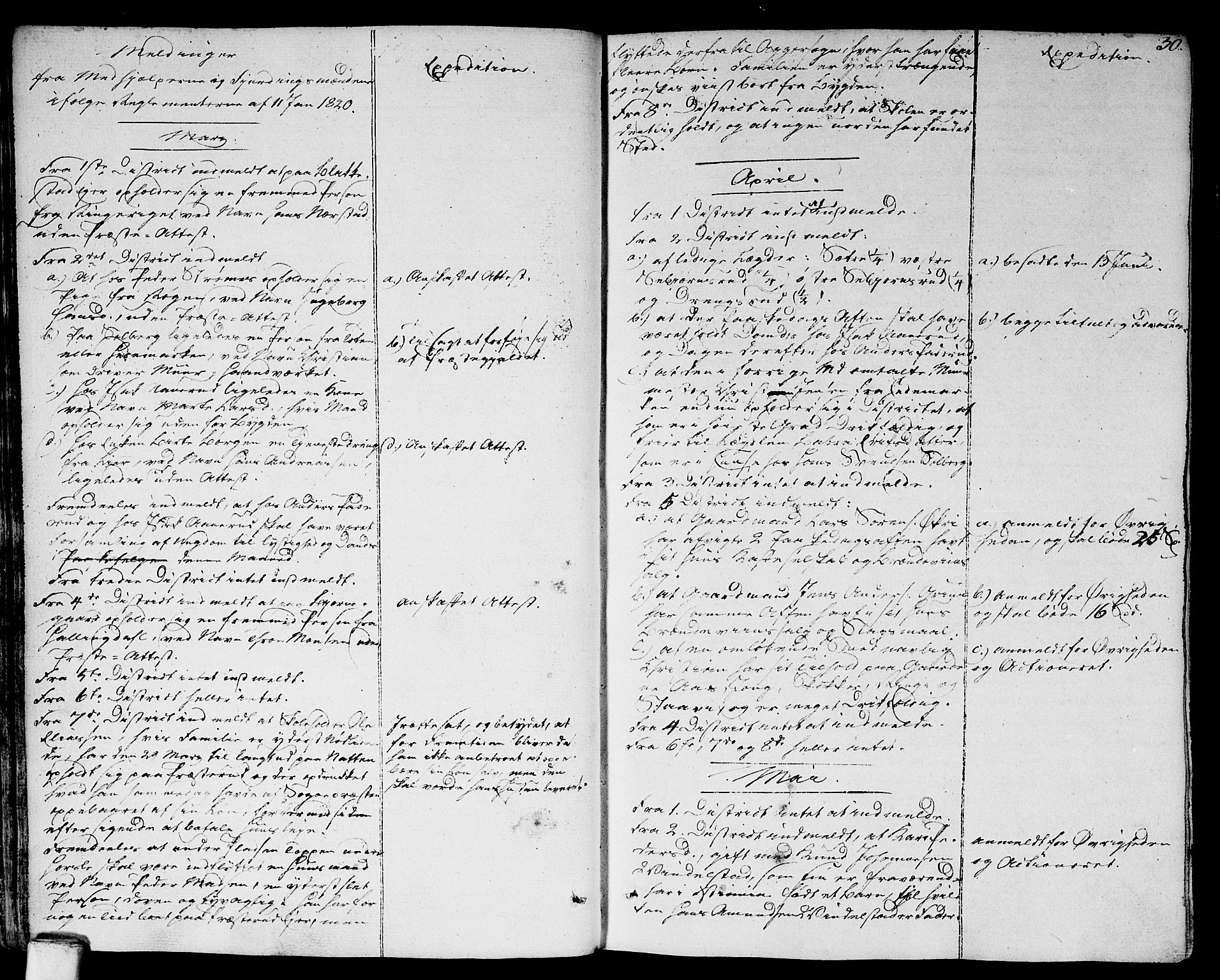 Asker prestekontor Kirkebøker, SAO/A-10256a/F/Fa/L0005: Parish register (official) no. I 5, 1807-1813, p. 30
