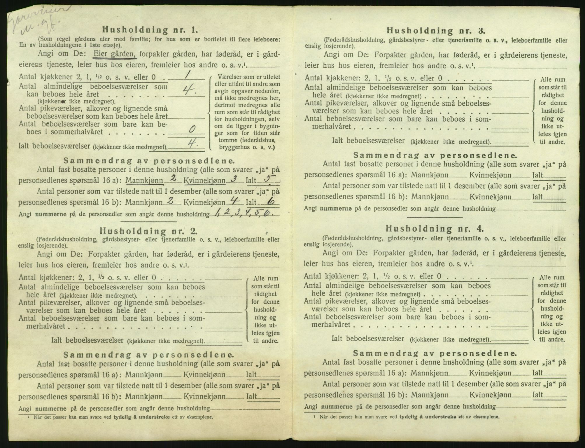 SAH, 1920 census for Kolbu, 1920, p. 35