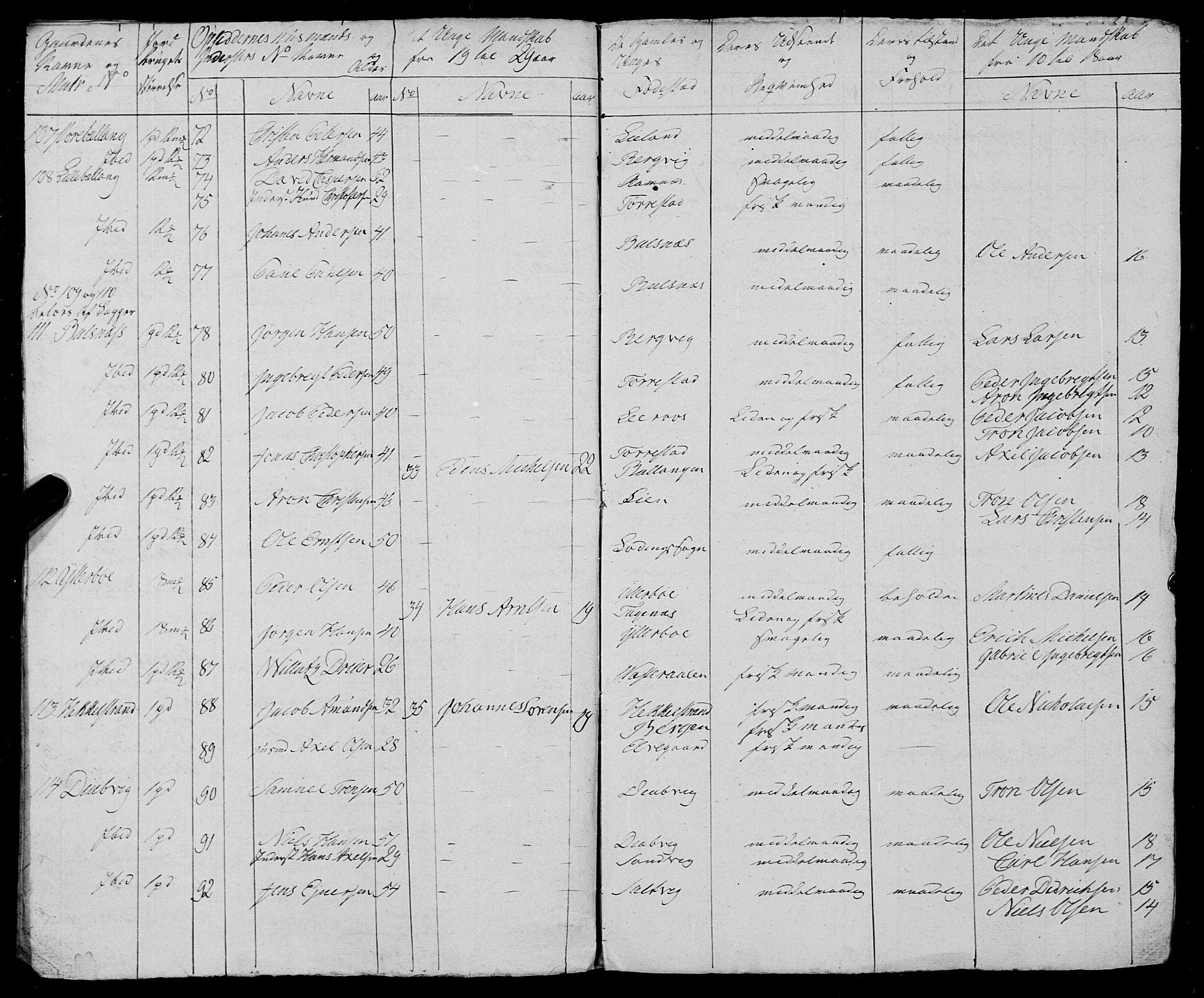 Fylkesmannen i Nordland, SAT/A-0499/1.1/R/Ra/L0023: Innrulleringsmanntall for Ofoten, 1810-1836, p. 291