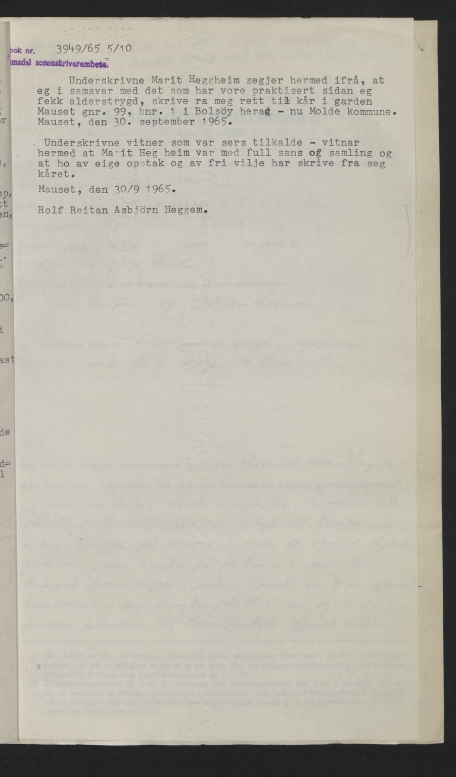 Romsdal sorenskriveri, AV/SAT-A-4149/1/2/2C: Mortgage book no. A1, 1936-1936, Diary no: : 1731/1936