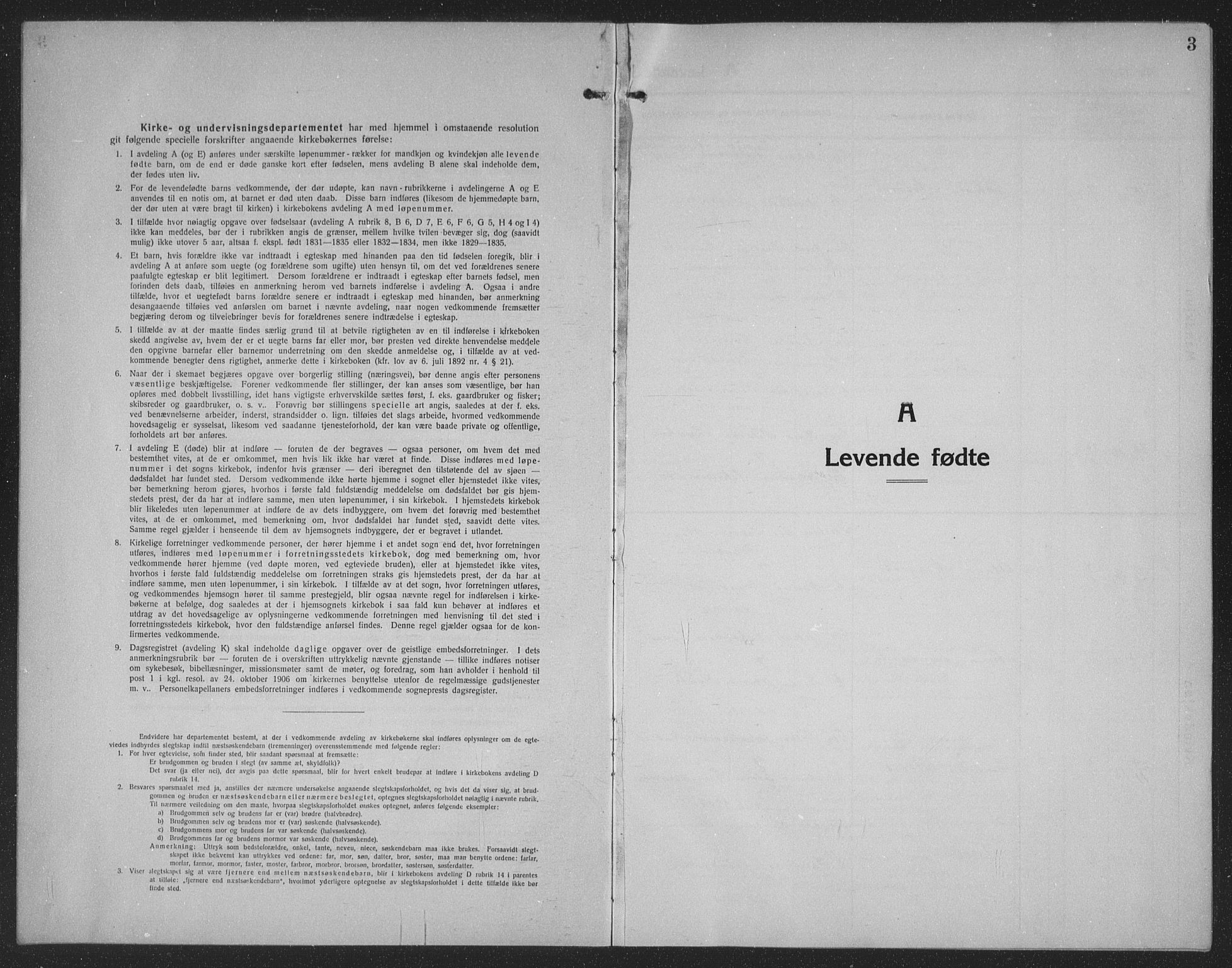 Ministerialprotokoller, klokkerbøker og fødselsregistre - Møre og Romsdal, SAT/A-1454/523/L0342: Parish register (copy) no. 523C05, 1916-1937, p. 3