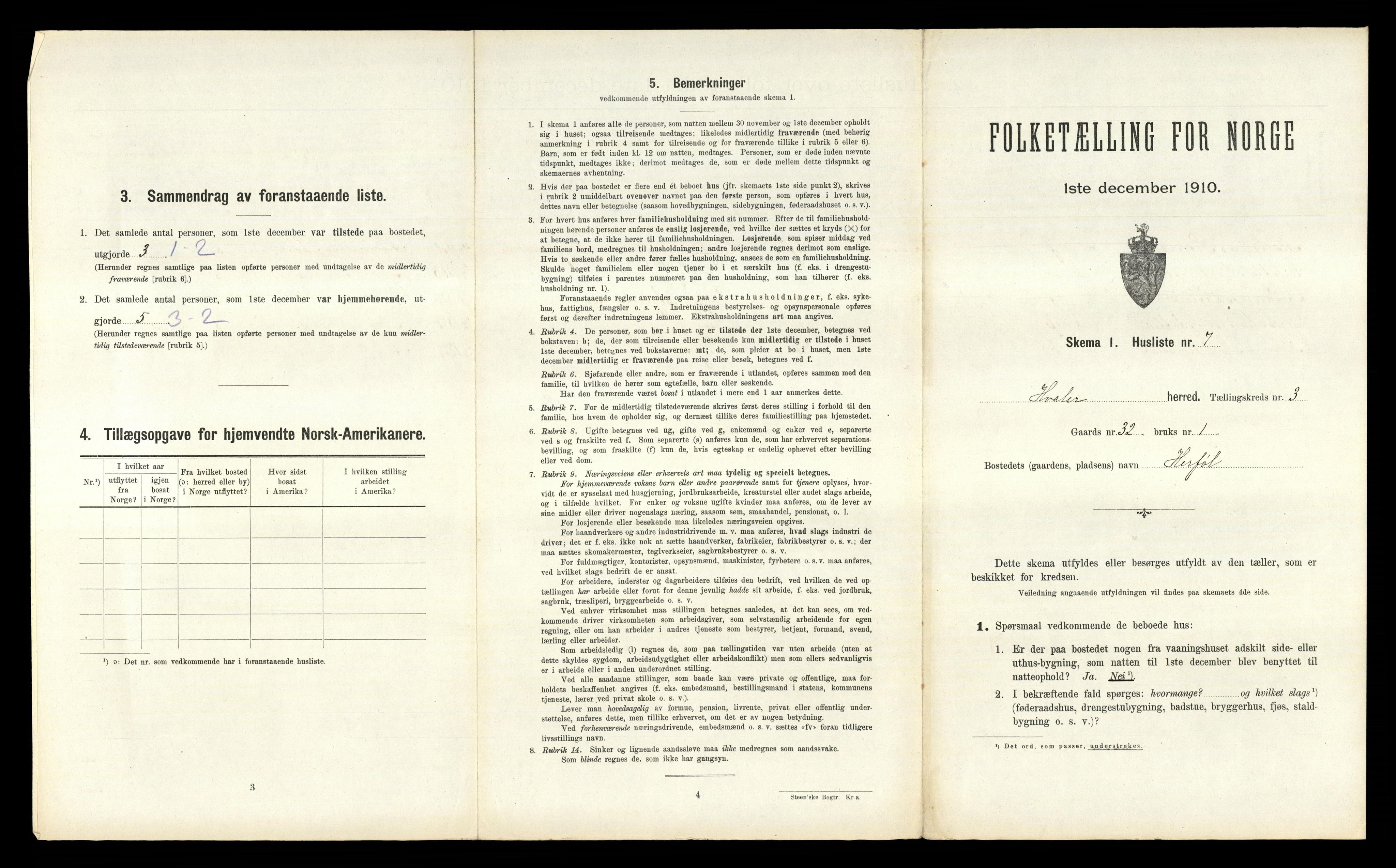 RA, 1910 census for Hvaler, 1910, p. 264