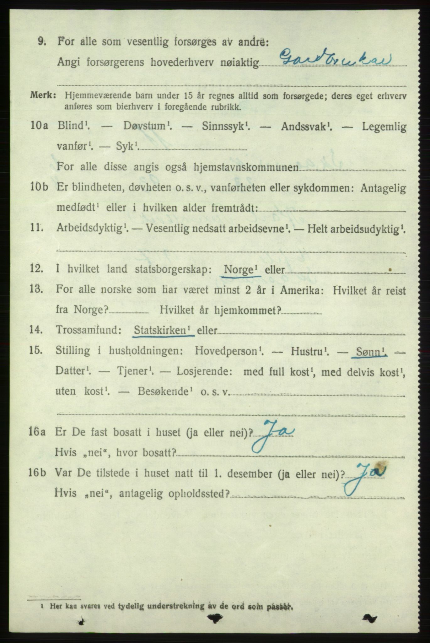 SAB, 1920 census for Skånevik, 1920, p. 4350