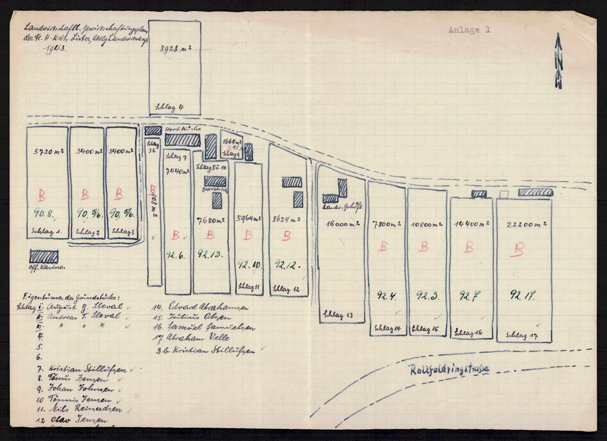 Forsvarsdepartementet, 10. kontor / Oppgjørskontoret, AV/RA-RAFA-1225/D/Db/L0178: Lista oppgjørskontor, 1941-1947, p. 1096