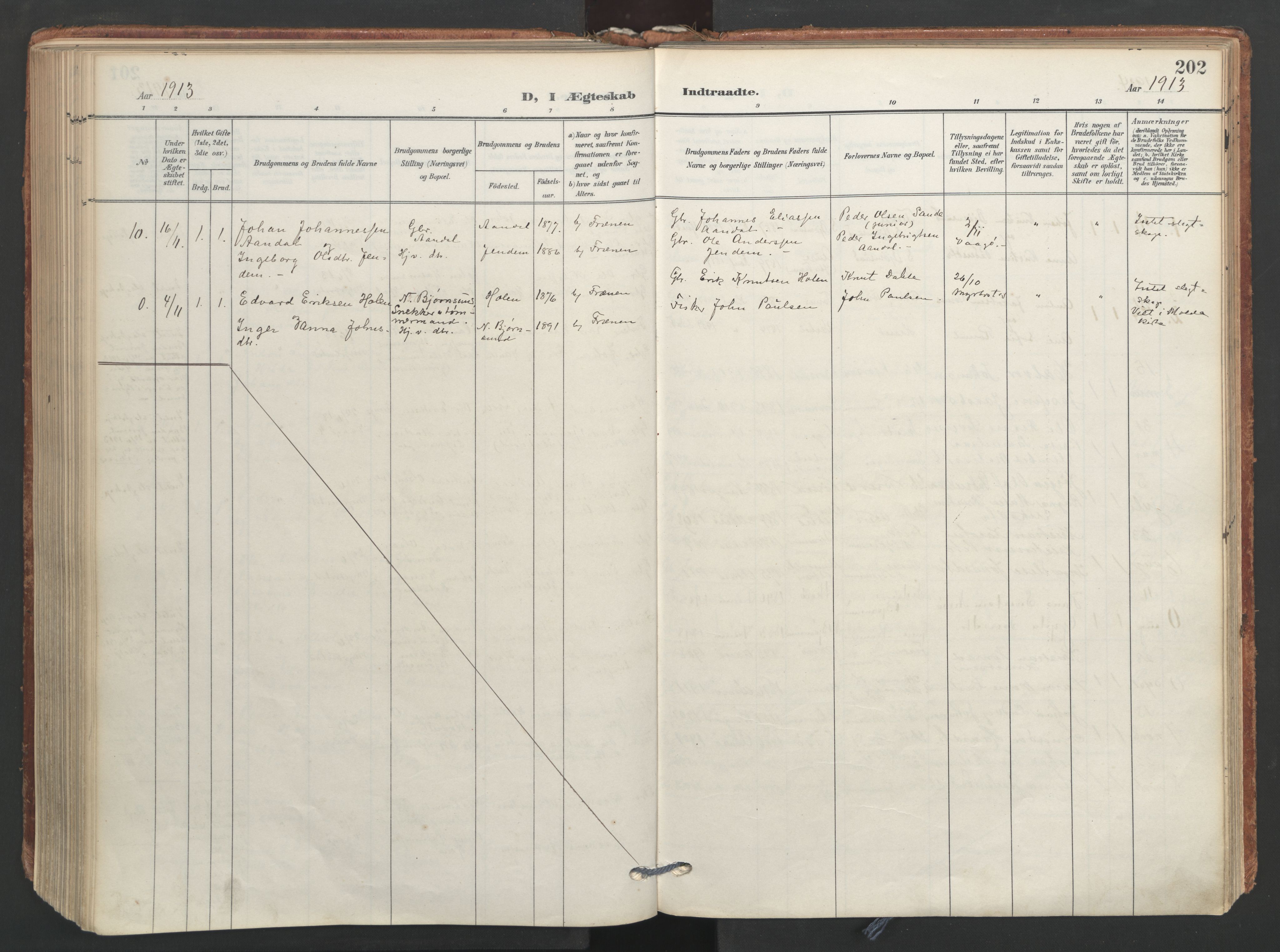 Ministerialprotokoller, klokkerbøker og fødselsregistre - Møre og Romsdal, AV/SAT-A-1454/565/L0751: Parish register (official) no. 565A05, 1905-1979, p. 202