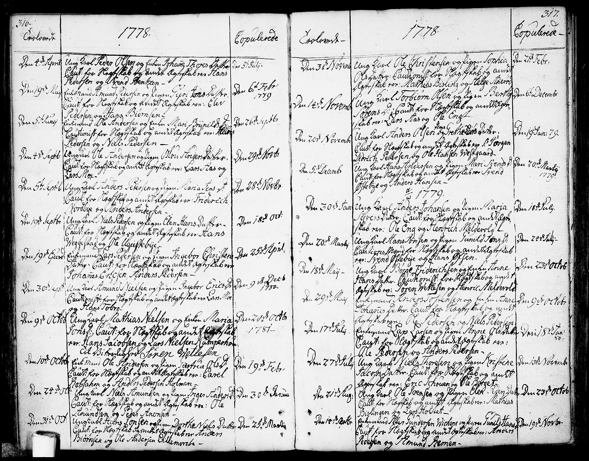Berg prestekontor Kirkebøker, SAO/A-10902/F/Fa/L0001: Parish register (official) no. I 1, 1770-1814, p. 316-317