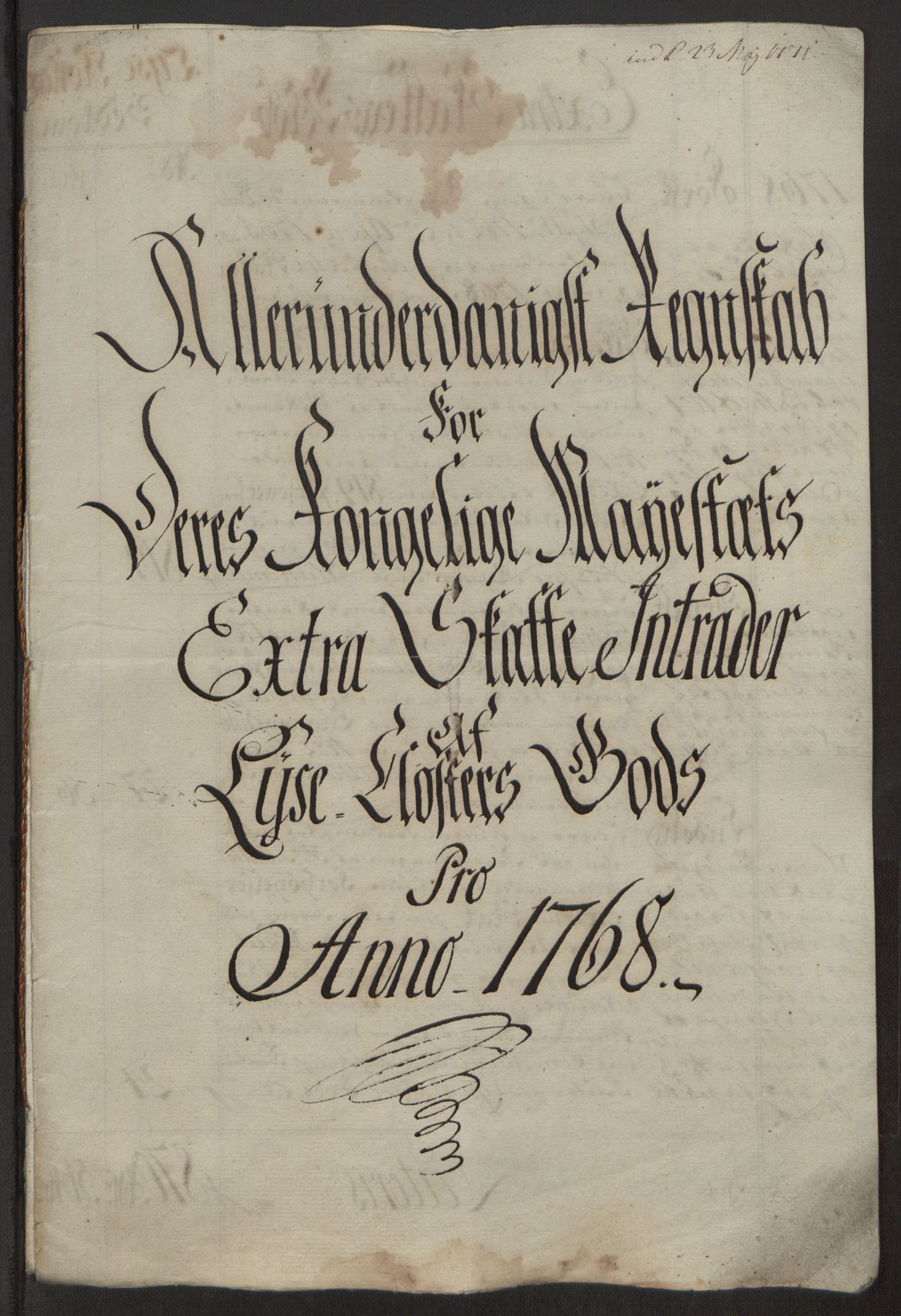 Rentekammeret inntil 1814, Reviderte regnskaper, Fogderegnskap, RA/EA-4092/R50/L3180: Ekstraskatten Lyse kloster, 1762-1783, p. 186