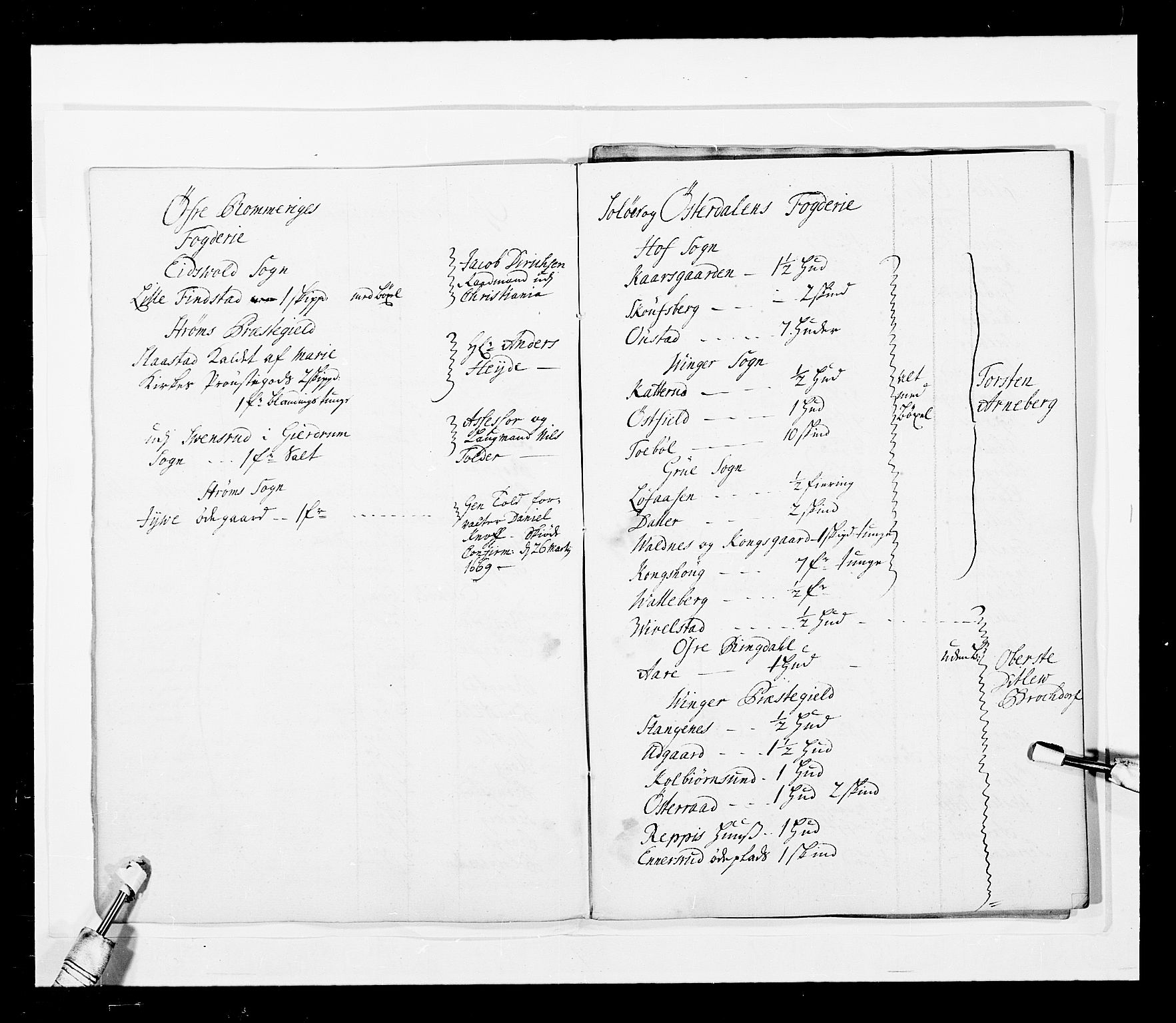 Stattholderembetet 1572-1771, AV/RA-EA-2870/Ek/L0043/0001: Jordebøker o.a. 1720-1728 vedkommende krongodset: / Dokumenter om reluisjonsgodset m.m., 1724-1728, p. 225