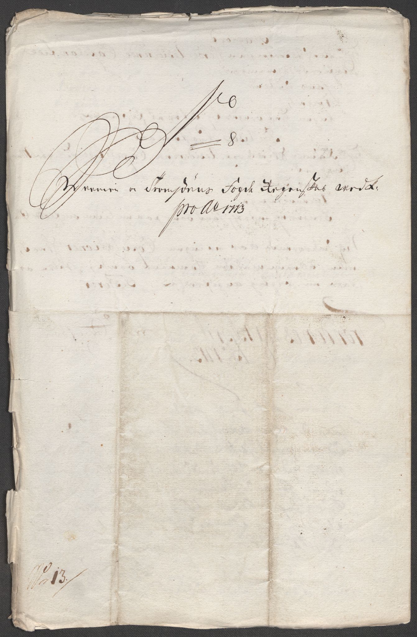 Rentekammeret inntil 1814, Reviderte regnskaper, Fogderegnskap, AV/RA-EA-4092/R68/L4759: Fogderegnskap Senja og Troms, 1713, p. 90