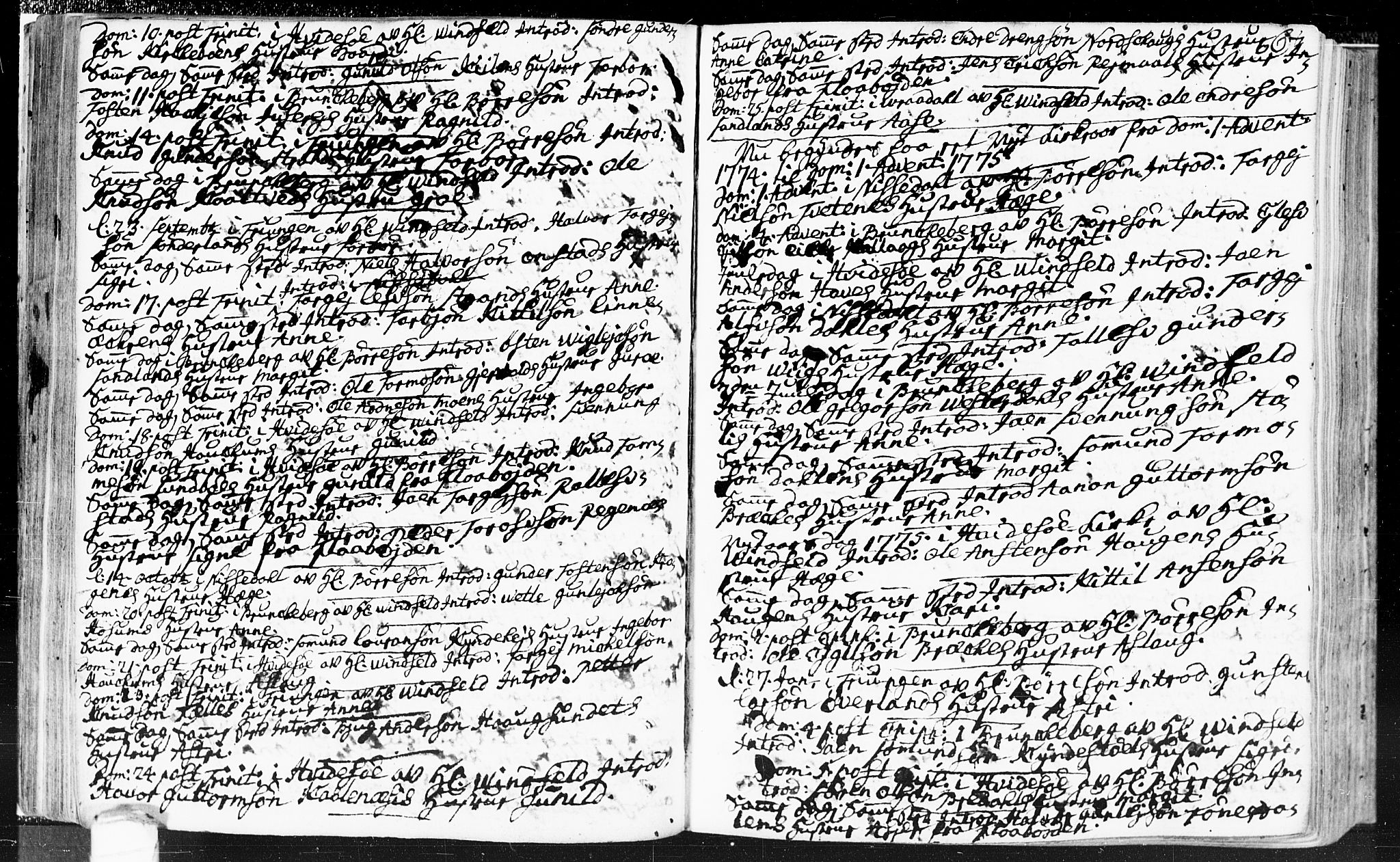 Kviteseid kirkebøker, SAKO/A-276/F/Fa/L0002: Parish register (official) no. I 2, 1773-1786, p. 67