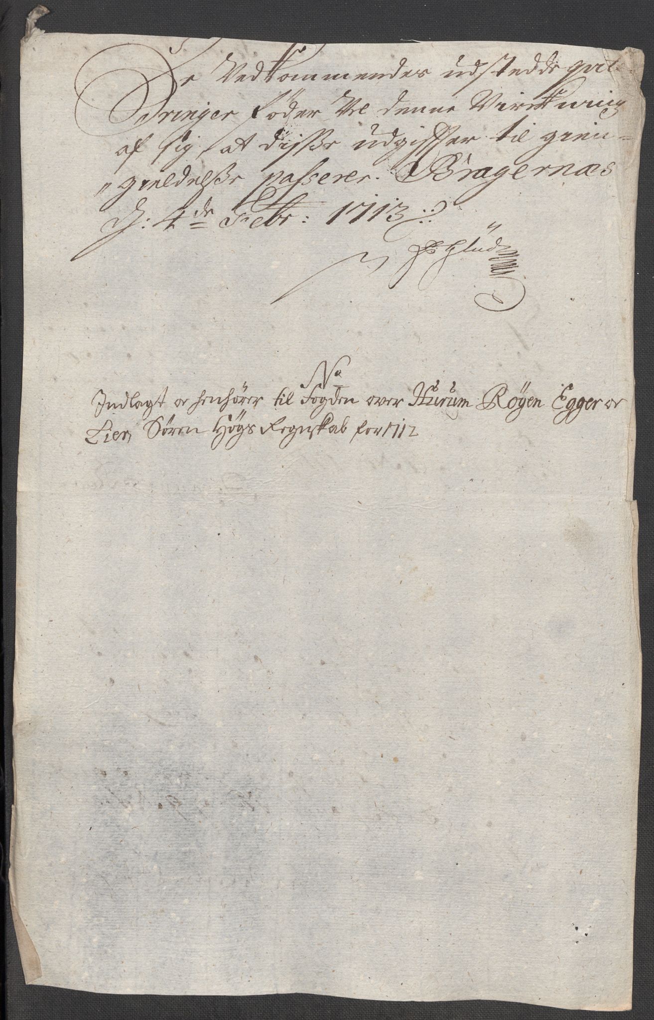 Rentekammeret inntil 1814, Reviderte regnskaper, Fogderegnskap, AV/RA-EA-4092/R31/L1707: Fogderegnskap Hurum, Røyken, Eiker, Lier og Buskerud, 1712, p. 283