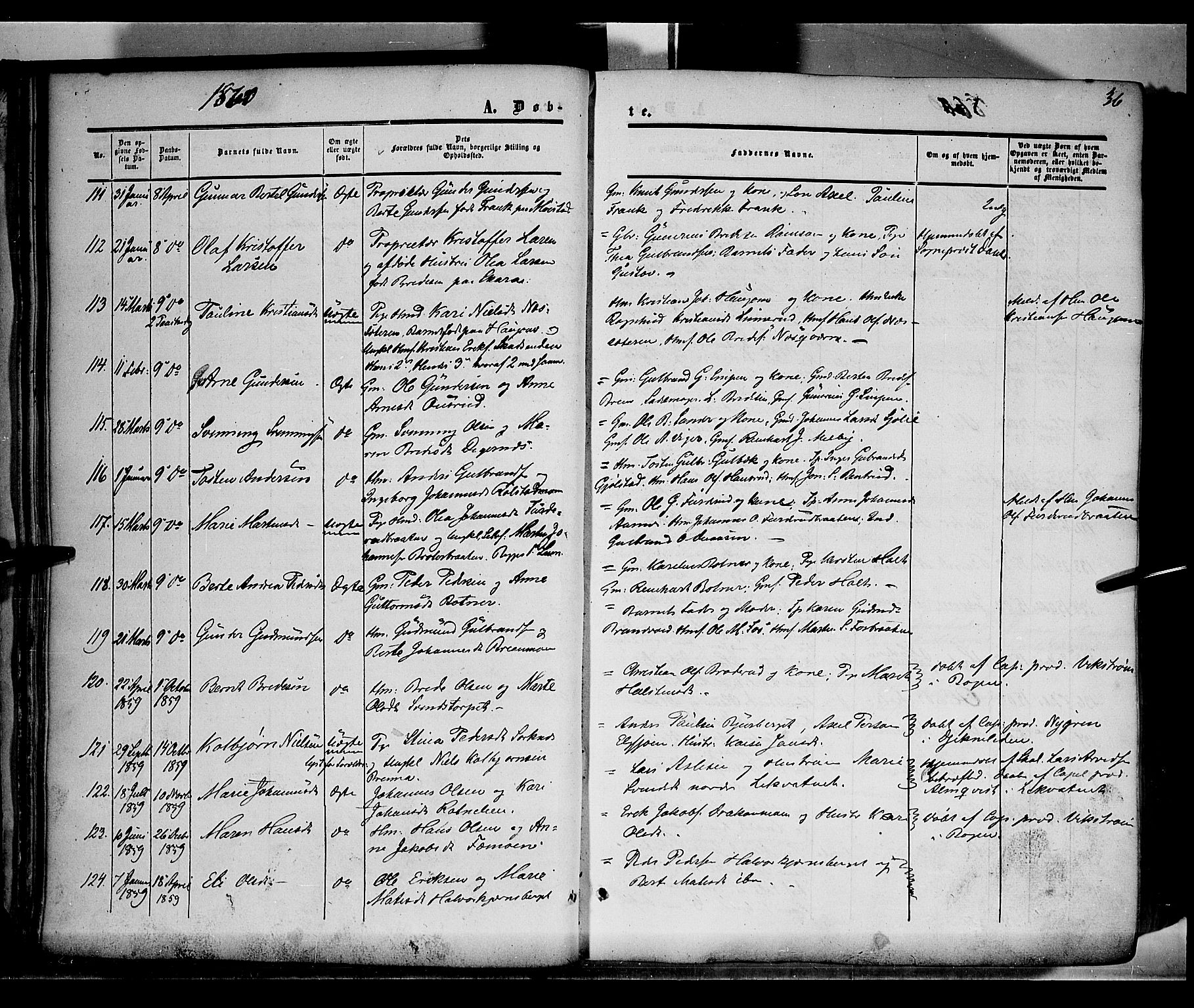 Grue prestekontor, AV/SAH-PREST-036/H/Ha/Haa/L0009: Parish register (official) no. 9, 1859-1863, p. 36