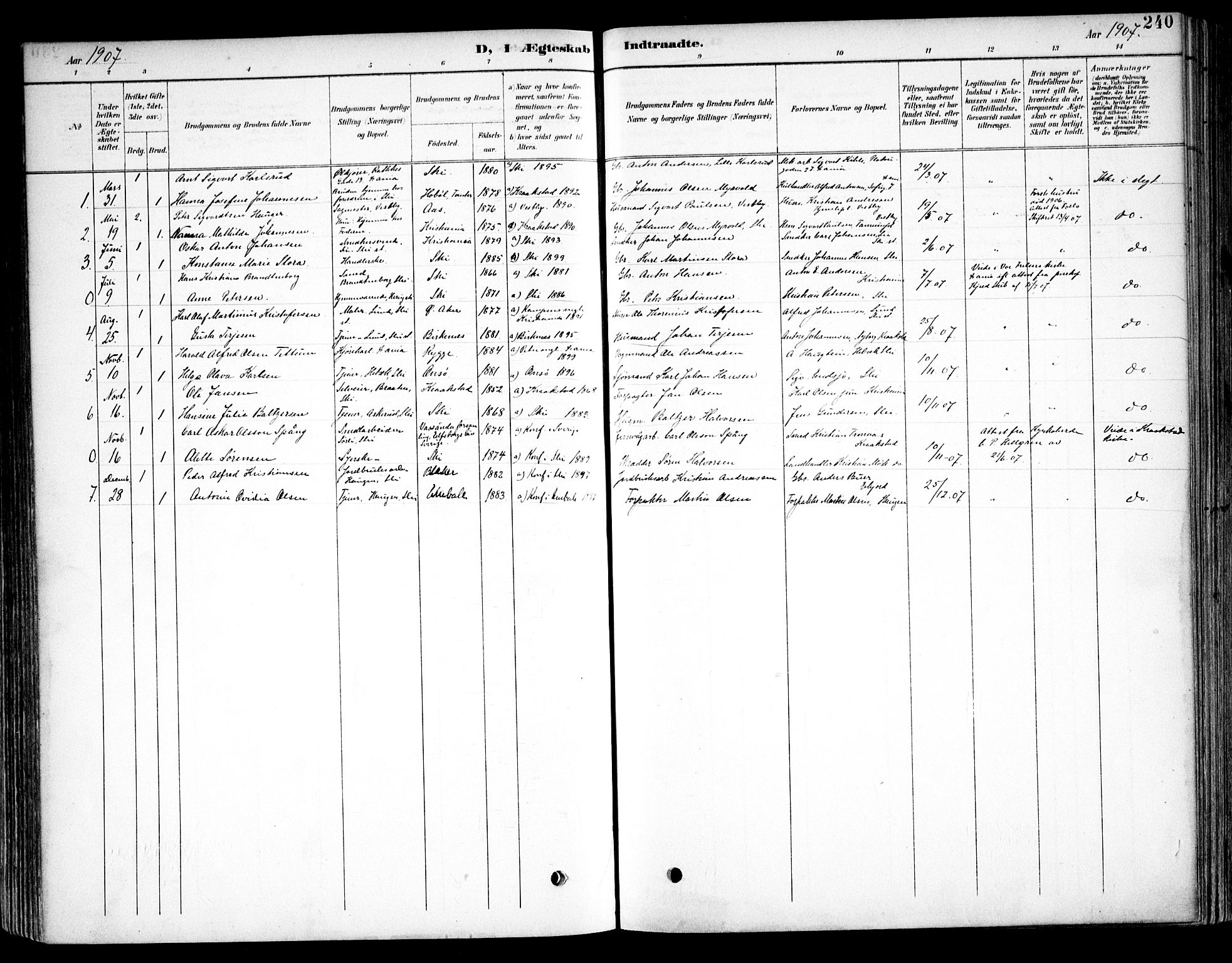 Kråkstad prestekontor Kirkebøker, AV/SAO-A-10125a/F/Fb/L0002: Parish register (official) no. II 2, 1893-1917, p. 240