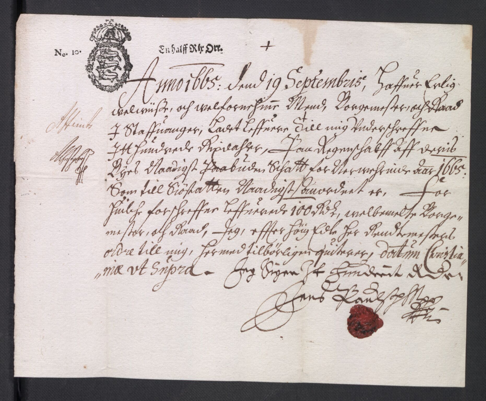 Rentekammeret inntil 1814, Reviderte regnskaper, Byregnskaper, AV/RA-EA-4066/R/Ro/L0300: [O3] Kontribusjonsregnskap, 1661-1678, p. 58