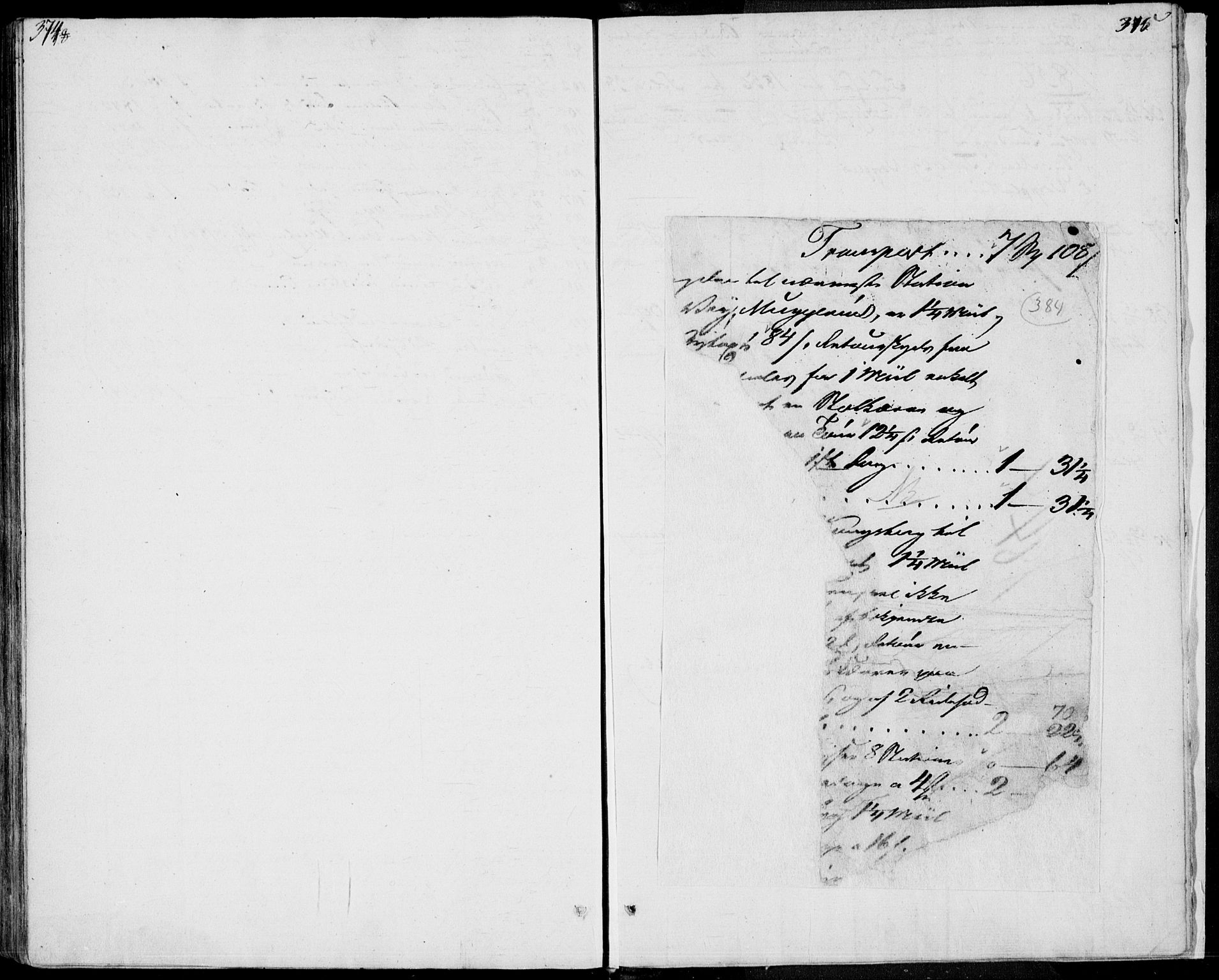 Sandsvær kirkebøker, SAKO/A-244/F/Fa/L0005: Parish register (official) no. I 5, 1840-1856, p. 374-375