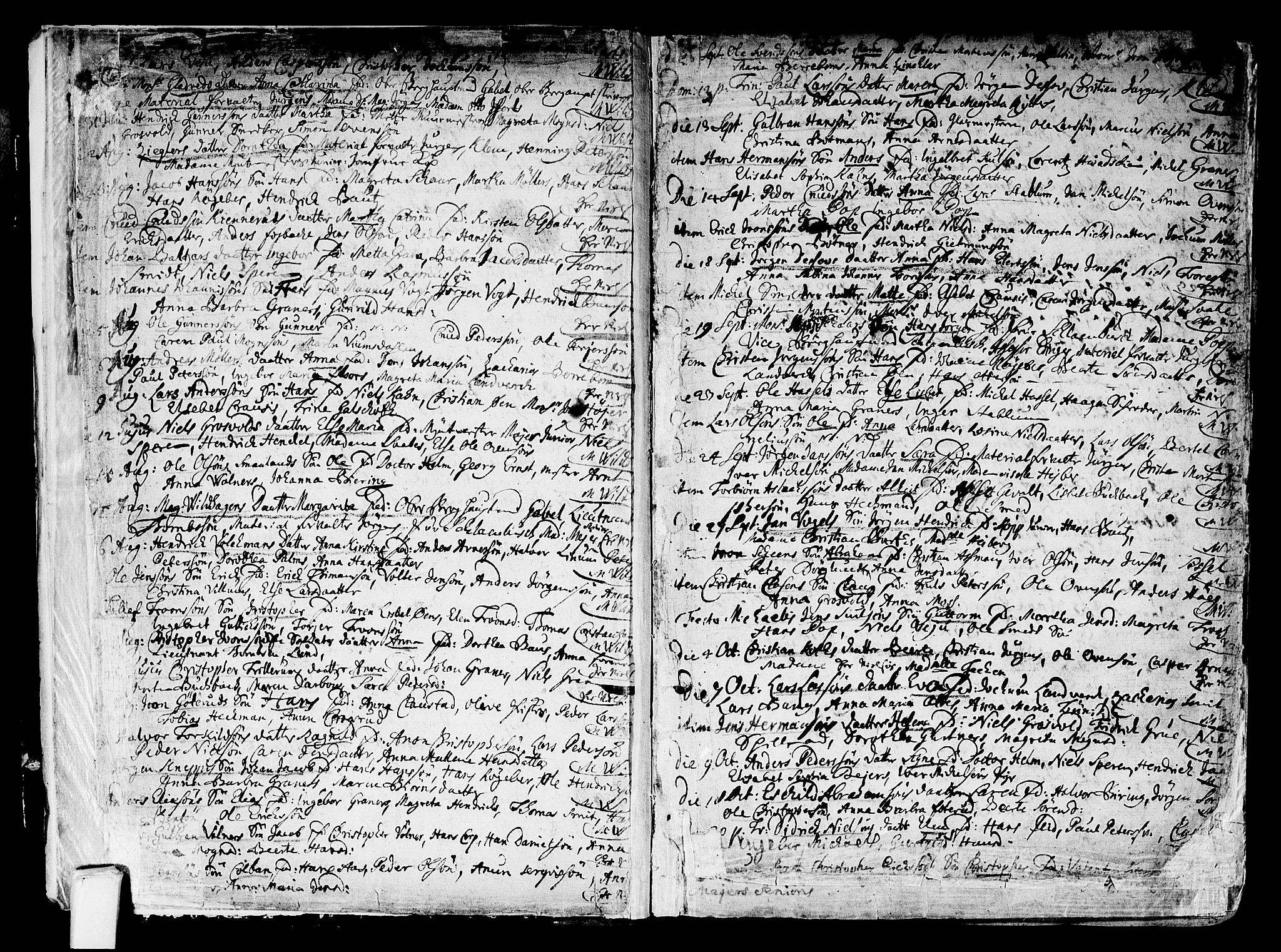 Kongsberg kirkebøker, AV/SAKO-A-22/F/Fa/L0002: Parish register (official) no. I 2, 1721-1743, p. 6-7