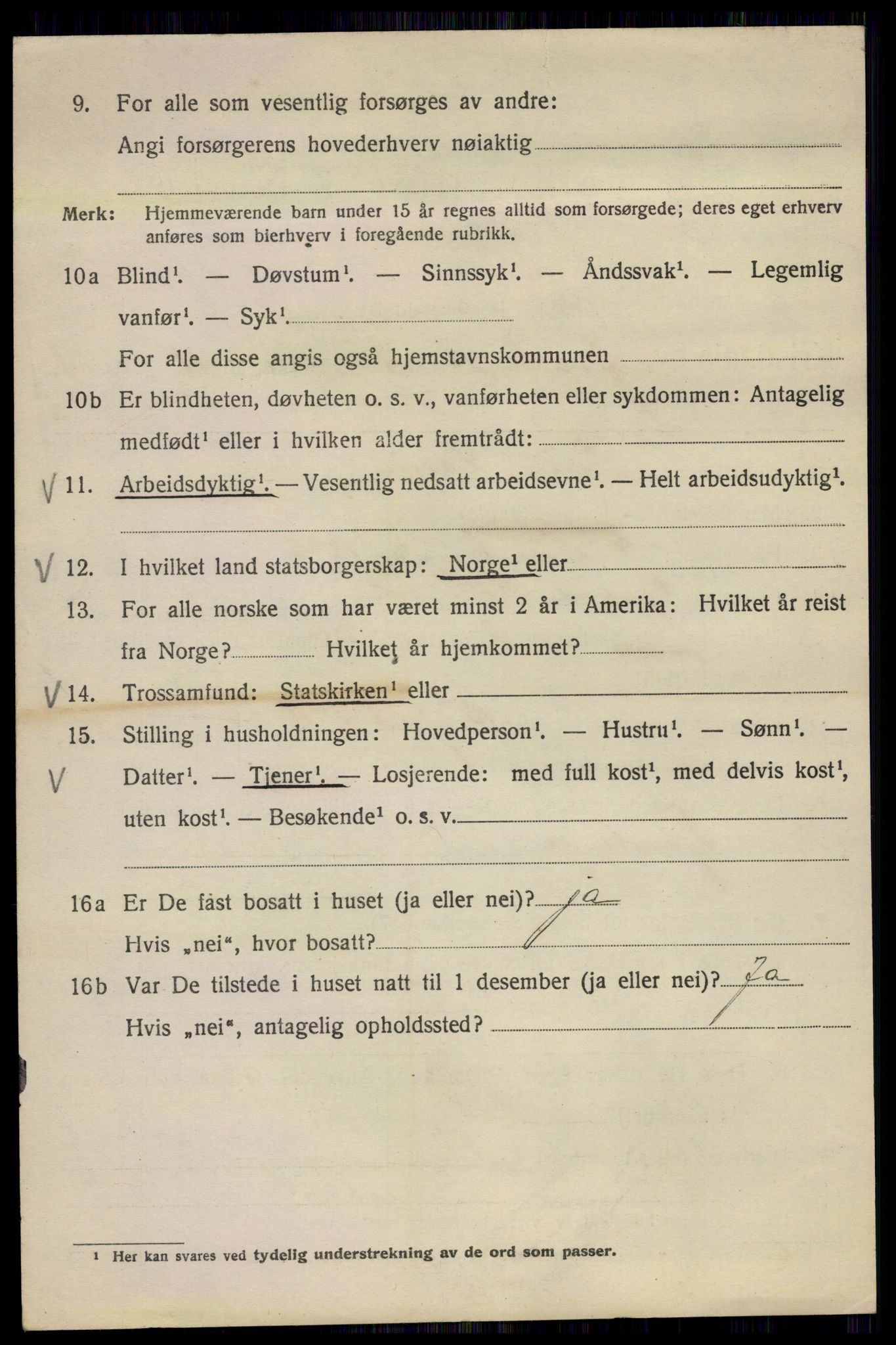 SAO, 1920 census for Kristiania, 1920, p. 323322