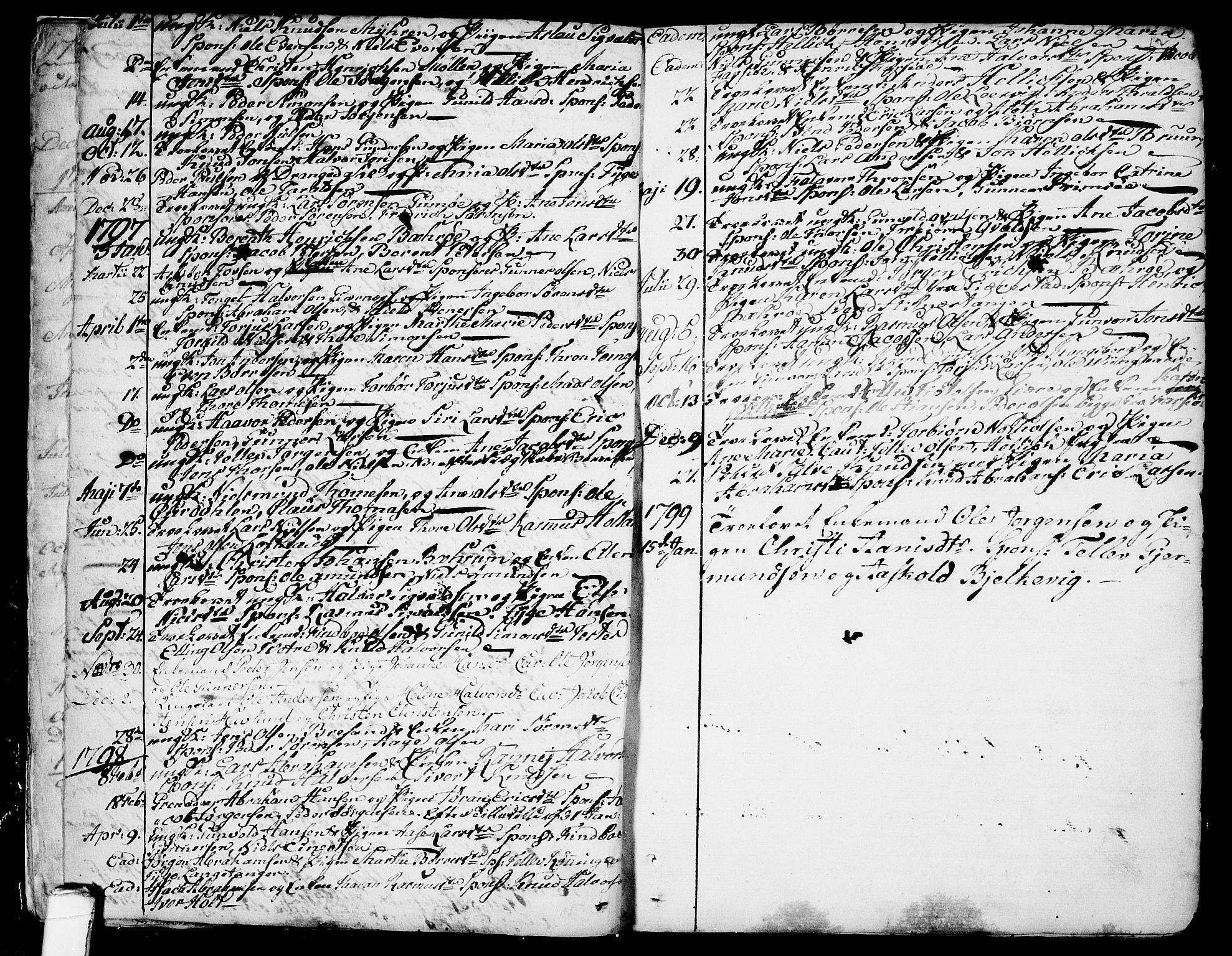 Sannidal kirkebøker, SAKO/A-296/F/Fa/L0002: Parish register (official) no. 2, 1767-1802, p. 9