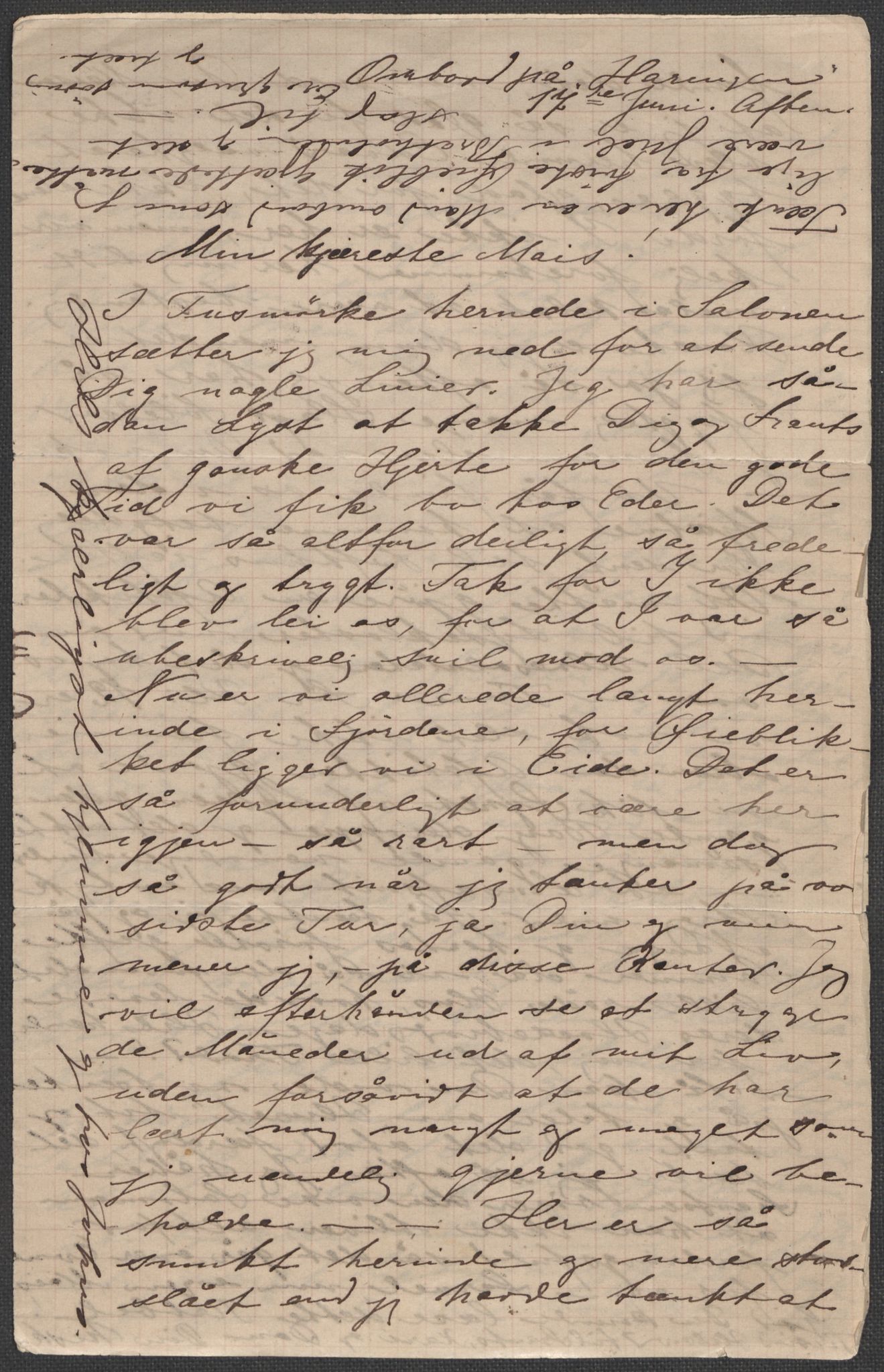 Beyer, Frants, AV/RA-PA-0132/F/L0001: Brev fra Edvard Grieg til Frantz Beyer og "En del optegnelser som kan tjene til kommentar til brevene" av Marie Beyer, 1872-1907, p. 125