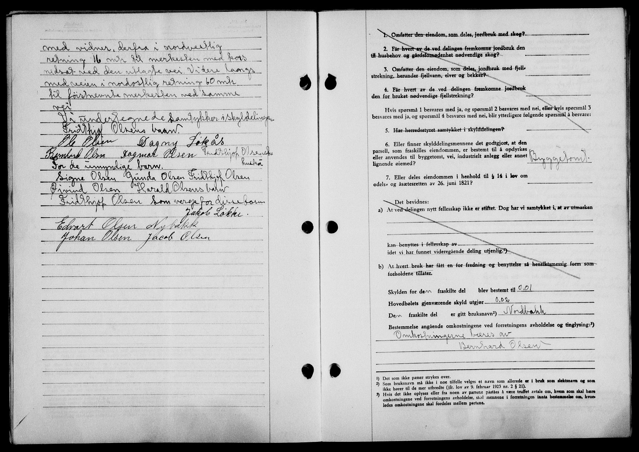 Lofoten sorenskriveri, SAT/A-0017/1/2/2C/L0006a: Mortgage book no. 6a, 1939-1939, Diary no: : 1951/1939