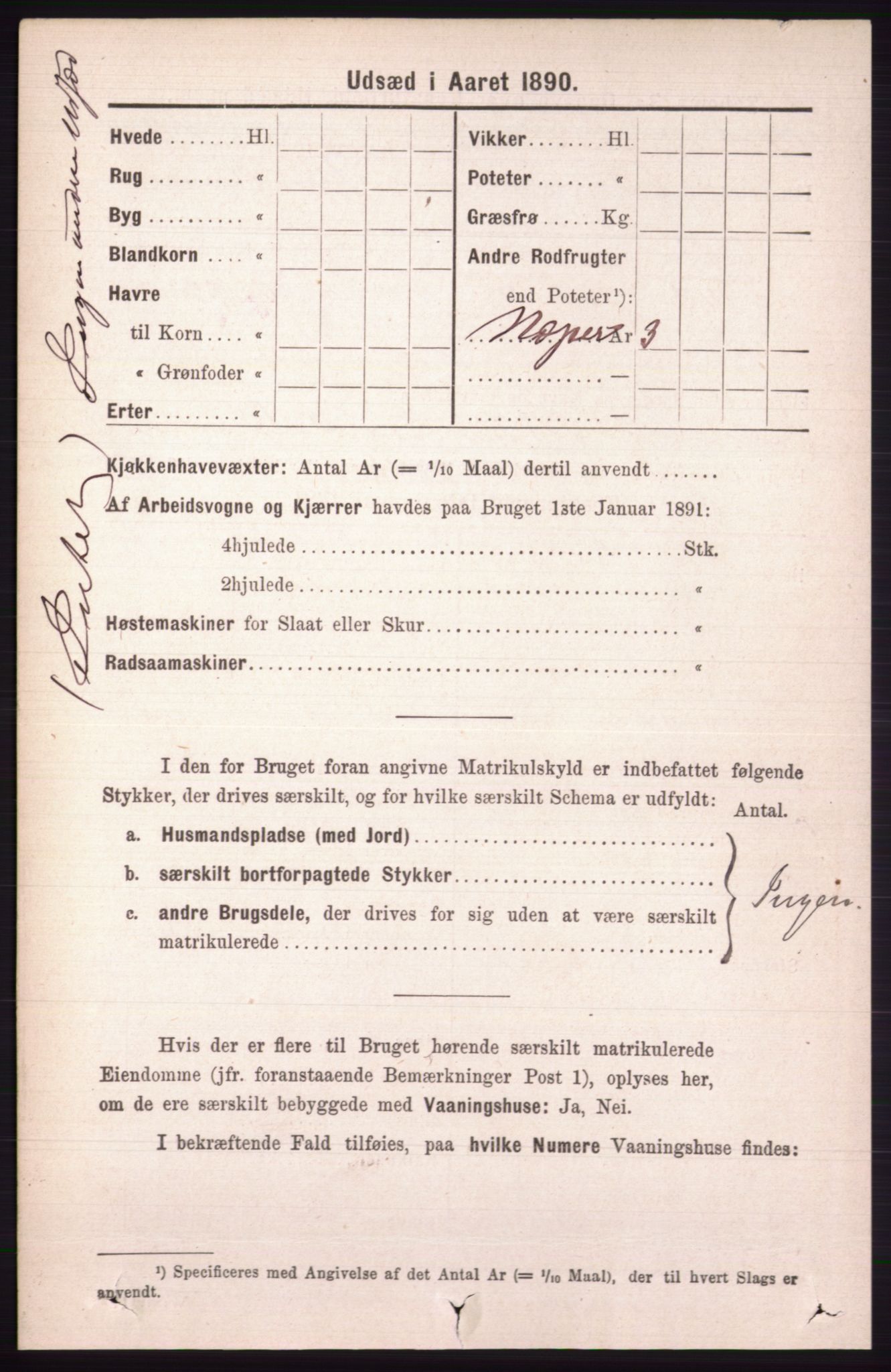 RA, 1891 census for 0438 Lille Elvedalen, 1891, p. 4977