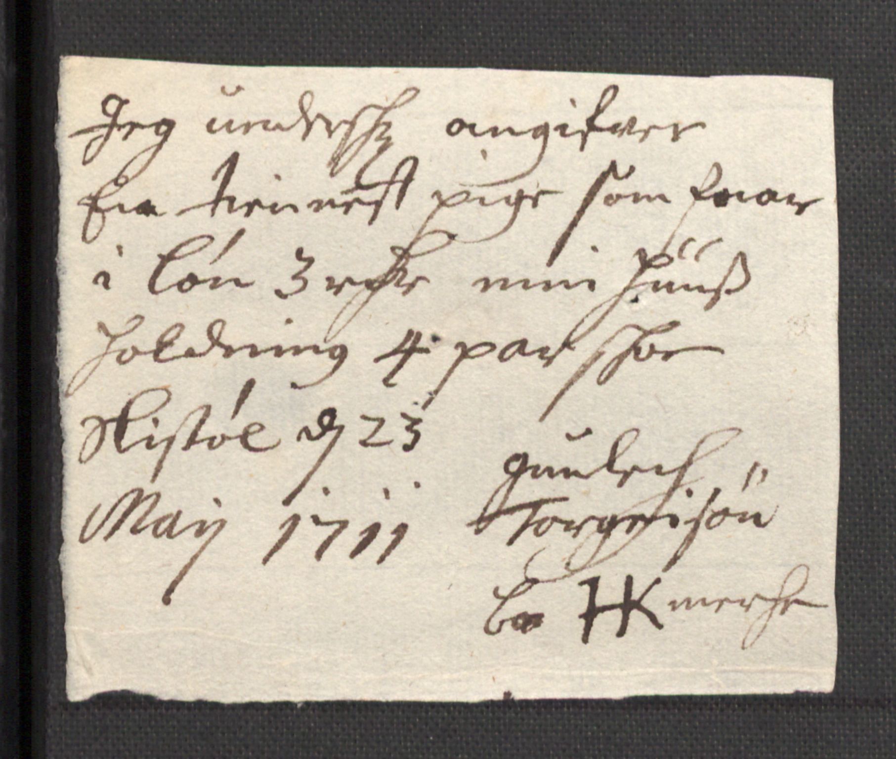 Rentekammeret inntil 1814, Reviderte regnskaper, Fogderegnskap, AV/RA-EA-4092/R36/L2121: Fogderegnskap Øvre og Nedre Telemark og Bamble, 1711, p. 223