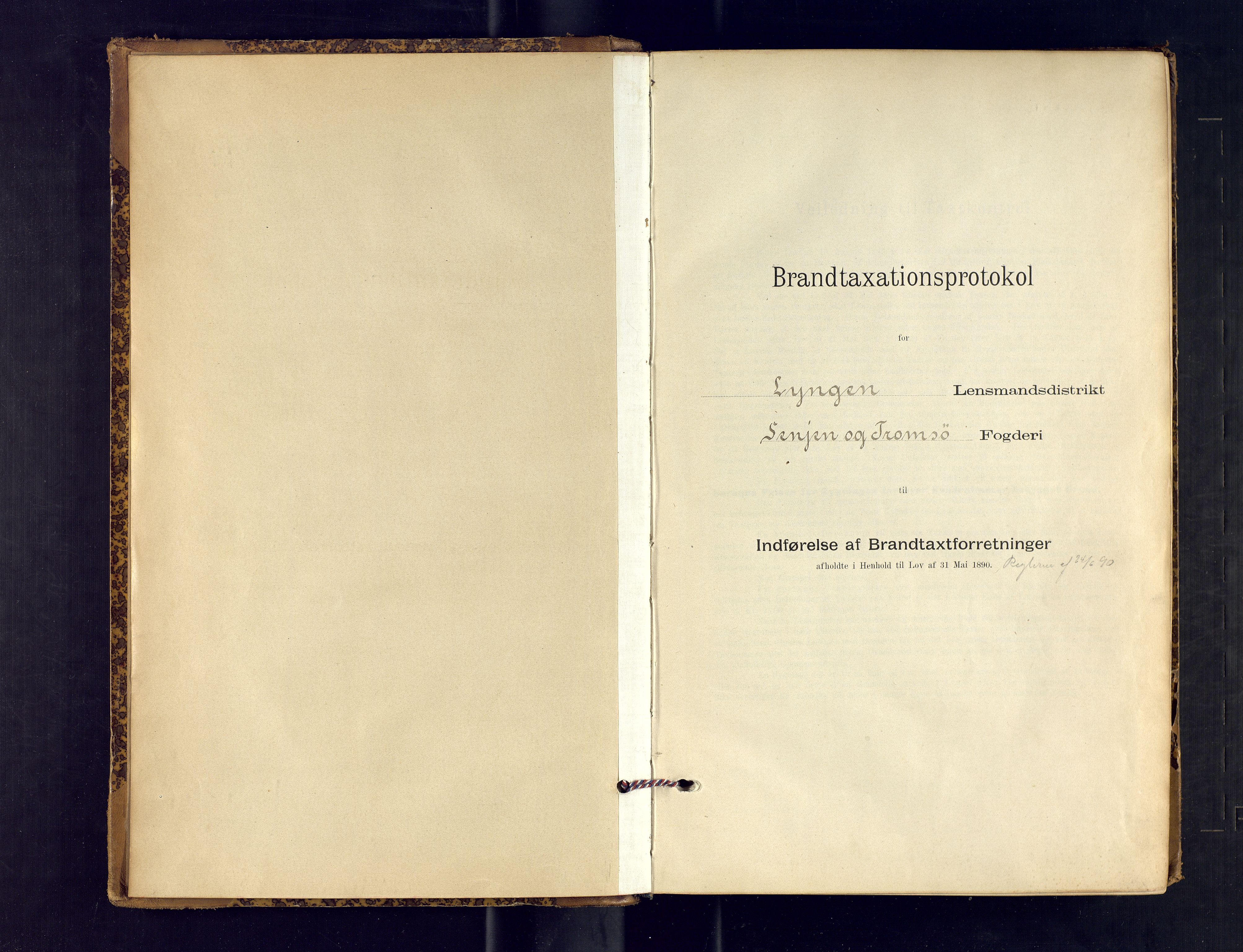 Lyngen lensmannskontor, SATØ/SATO-99/F/Fm/Fmb/L0115: Branntakstprotokoller, 1894-1905