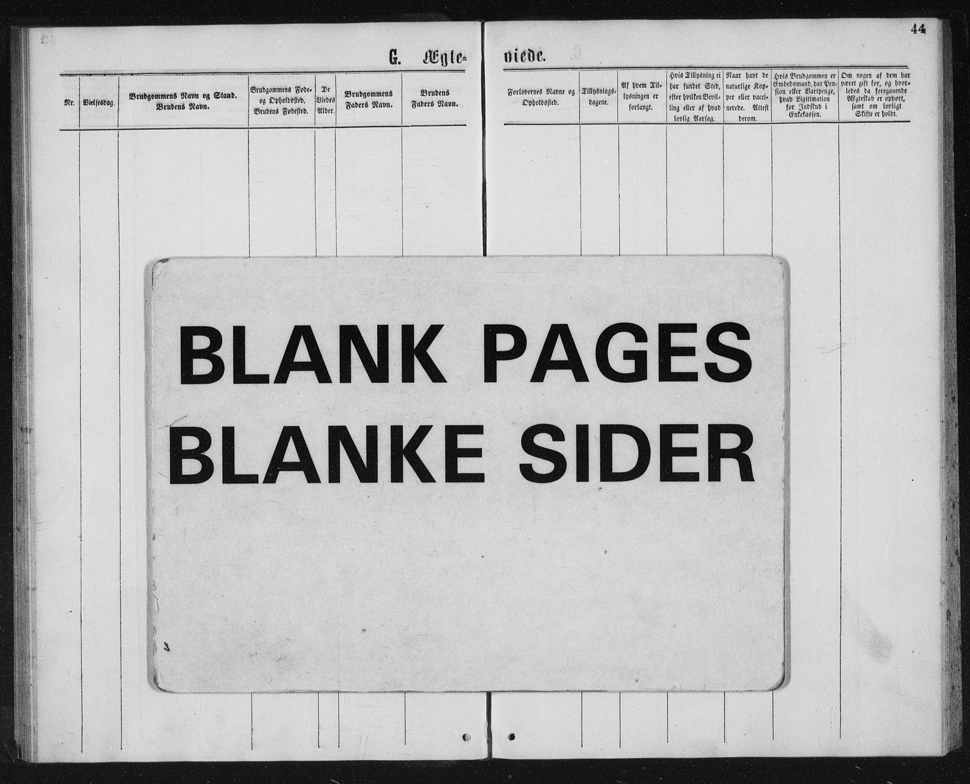 Ministerialprotokoller, klokkerbøker og fødselsregistre - Nord-Trøndelag, AV/SAT-A-1458/768/L0568: Parish register (official) no. 768A03, 1836-1865, p. 44