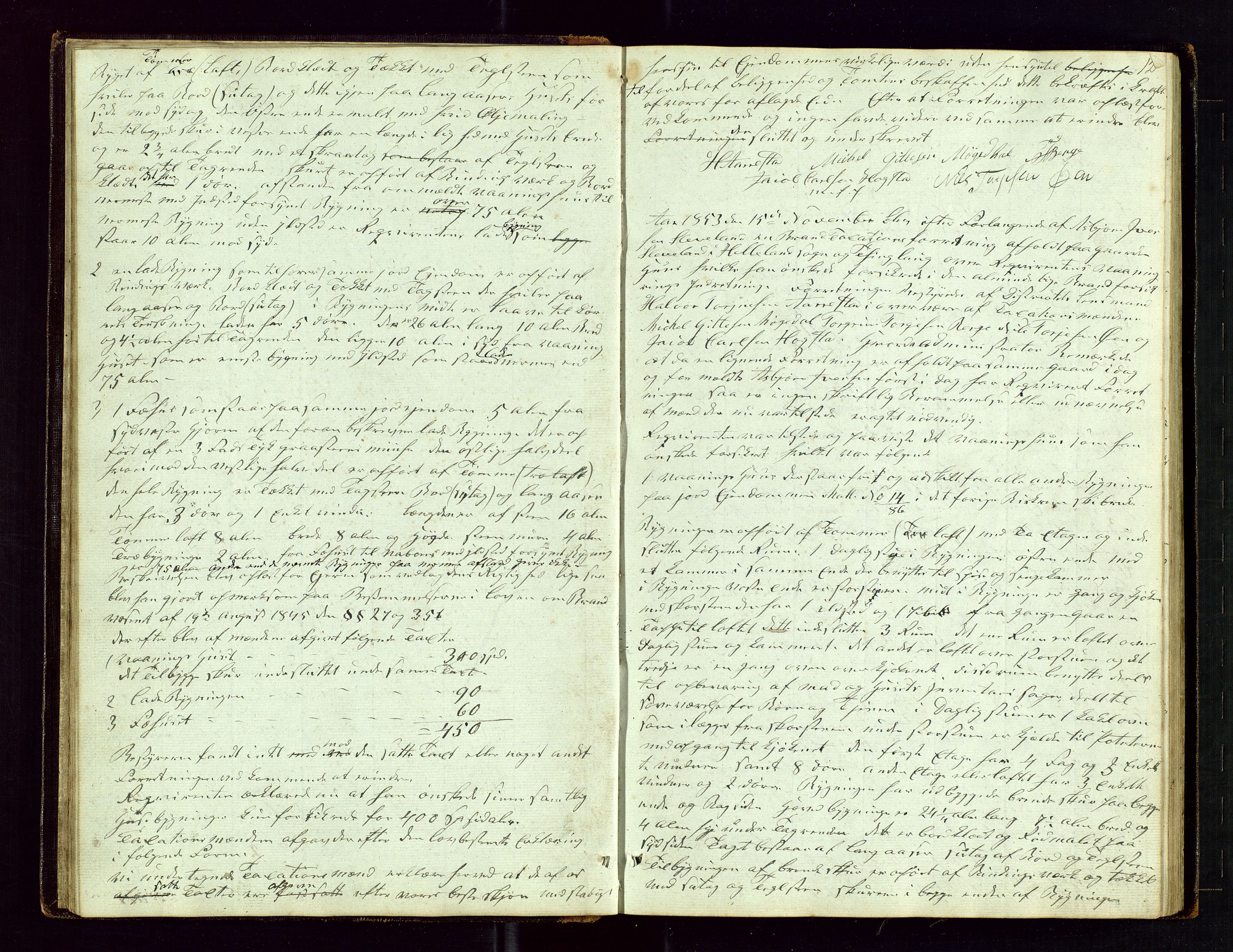 Helleland lensmannskontor, AV/SAST-A-100209/Goa/L0001: "Brandtaxations-Protocol for Hetlands Thinglag", 1847-1920, p. 11b-12a