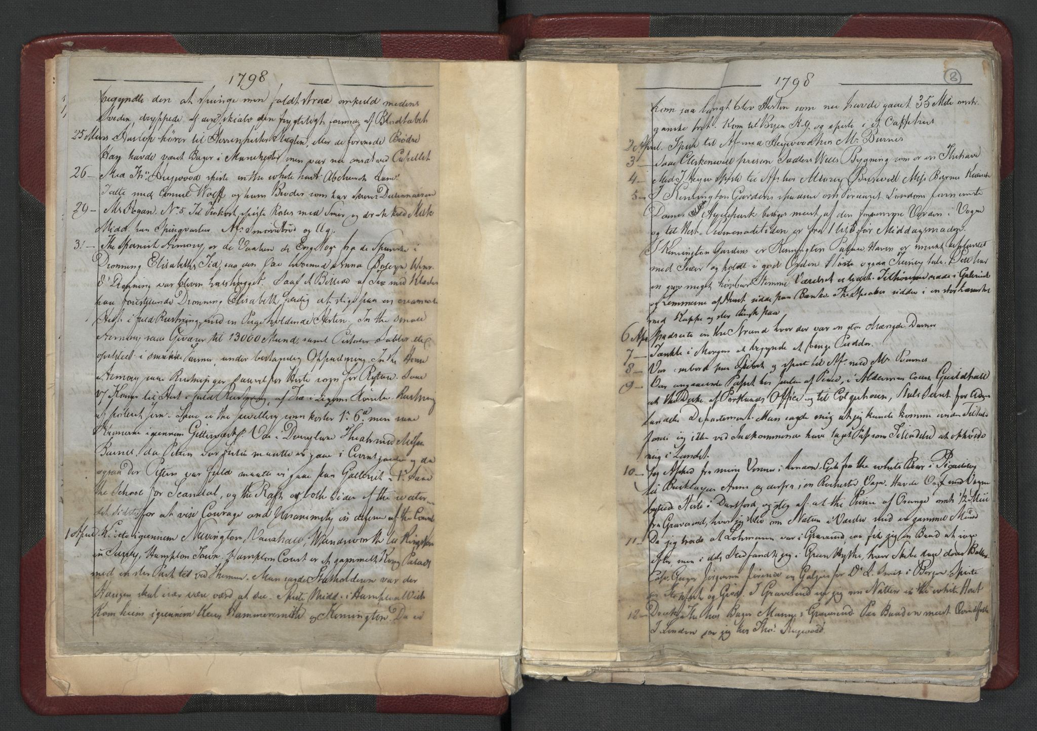 Meltzer, Fredrik, AV/RA-PA-0028/F/L0001: Dagbok for årene 1796-1808, 1811, 1817, 1796-1817, p. 7b-8a