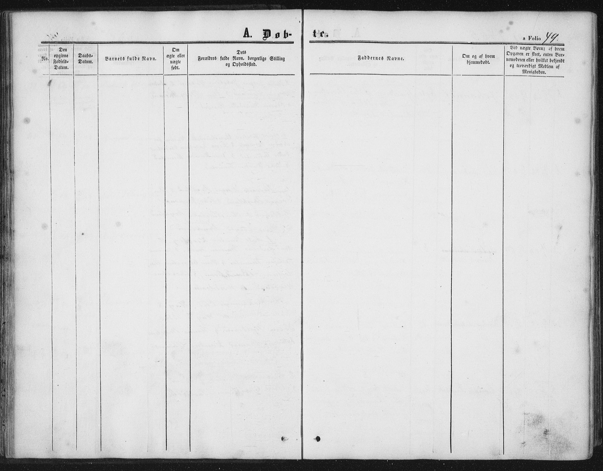 Ministerialprotokoller, klokkerbøker og fødselsregistre - Nordland, AV/SAT-A-1459/893/L1333: Parish register (official) no. 893A06, 1858-1866, p. 49