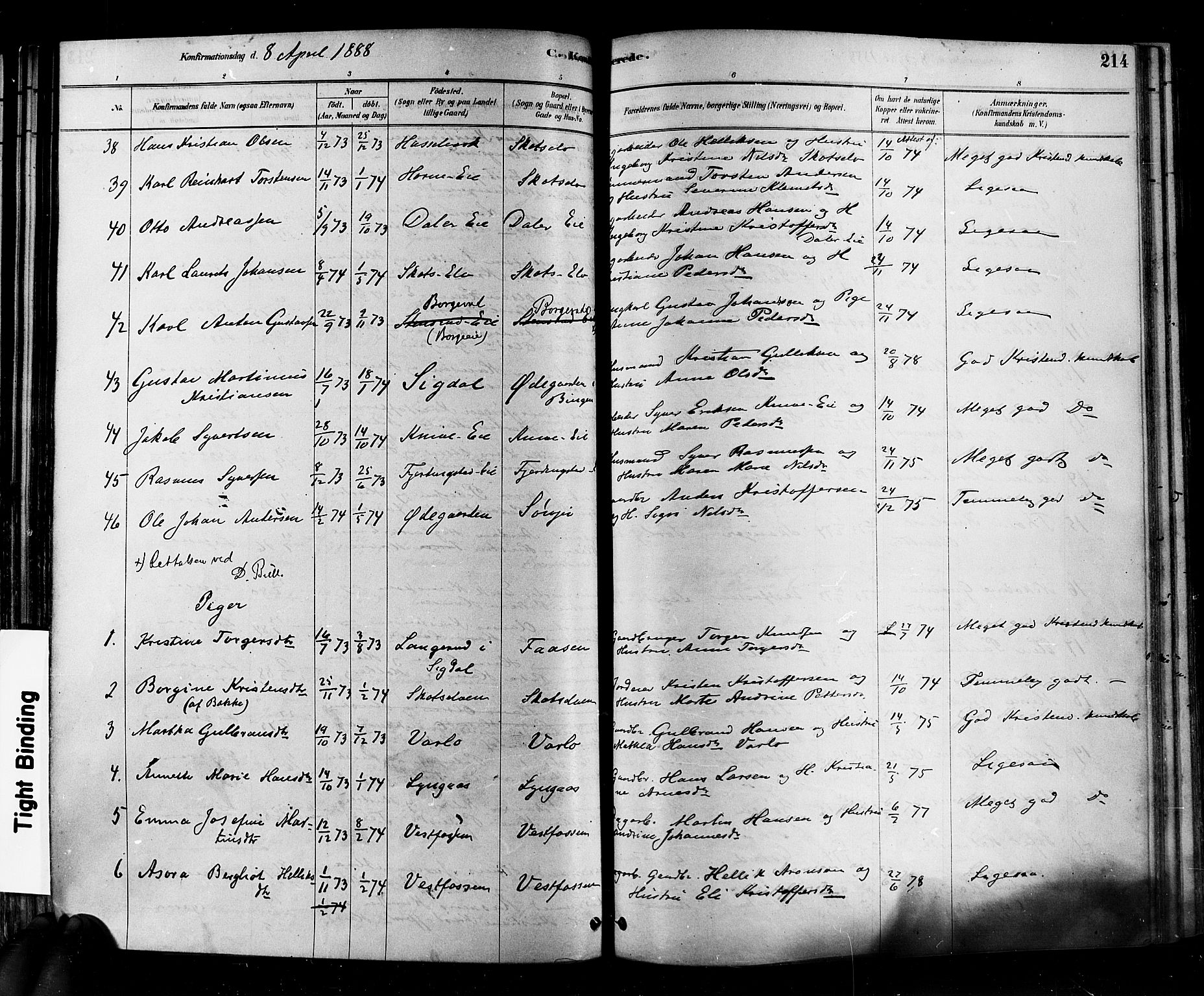 Eiker kirkebøker, AV/SAKO-A-4/F/Fb/L0001: Parish register (official) no. II 1, 1878-1888, p. 214