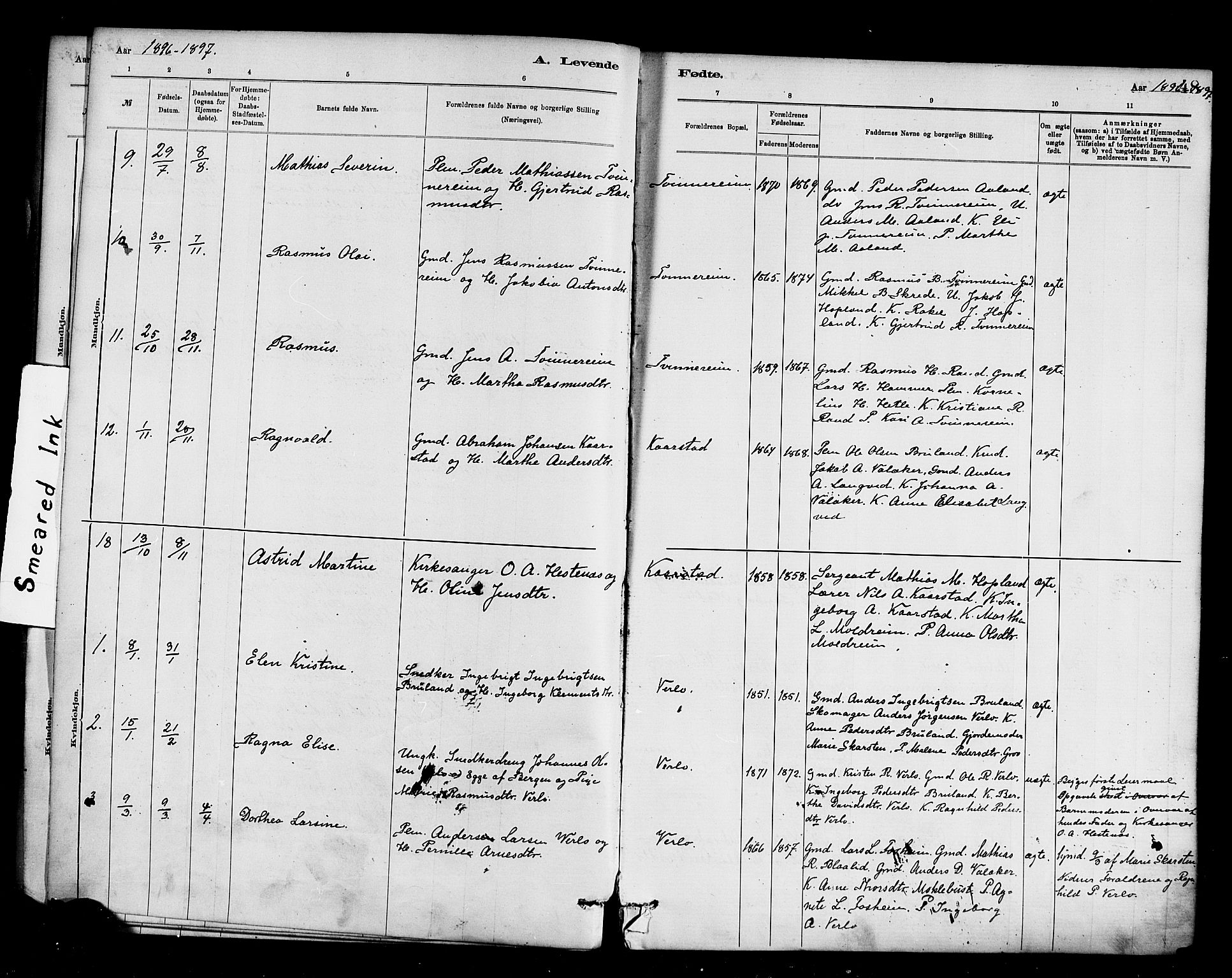 Innvik sokneprestembete, AV/SAB-A-80501: Parish register (official) no. D 1, 1879-1900, p. 48