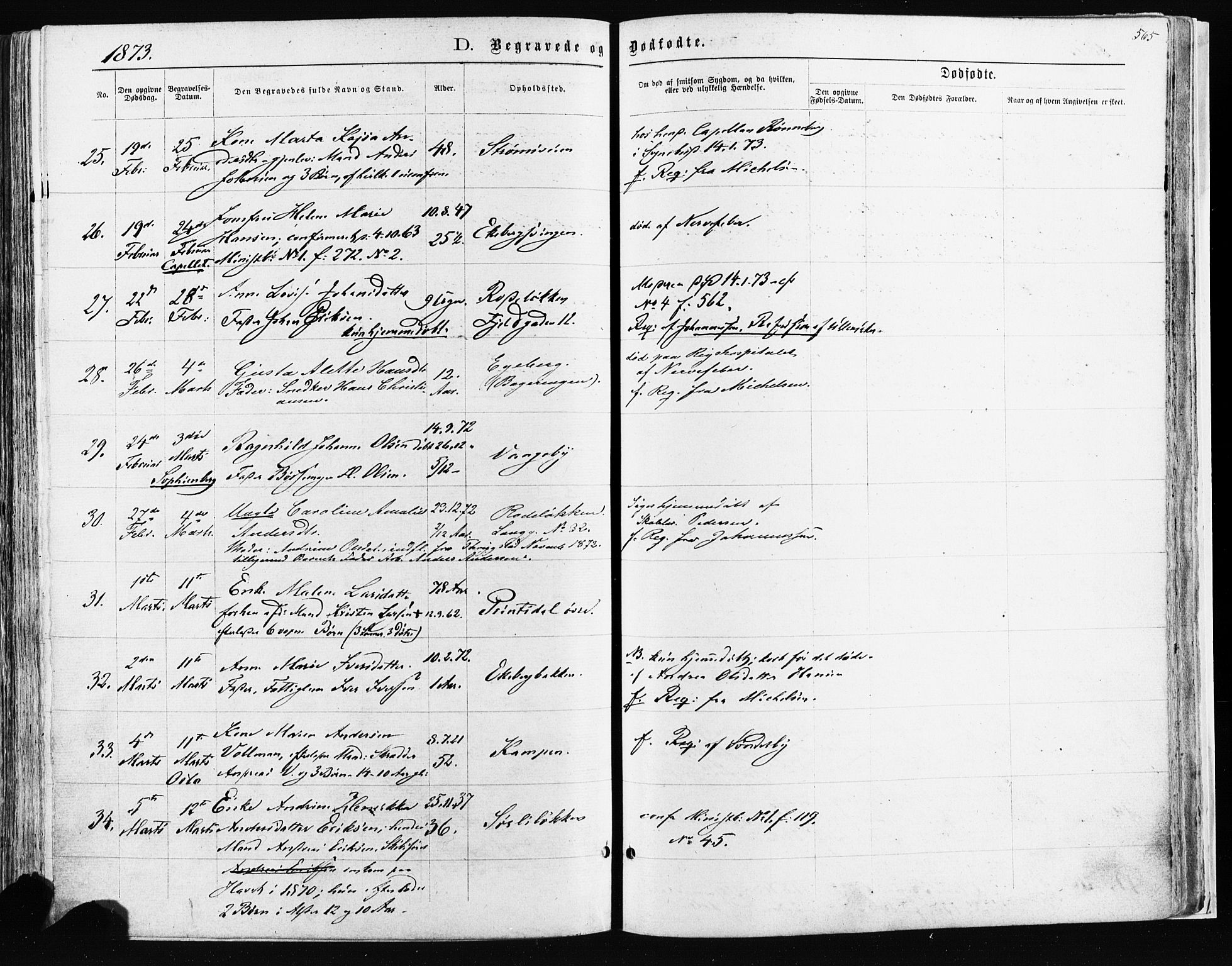 Østre Aker prestekontor Kirkebøker, AV/SAO-A-10840/F/Fa/L0003: Parish register (official) no. I 3, 1869-1875, p. 565