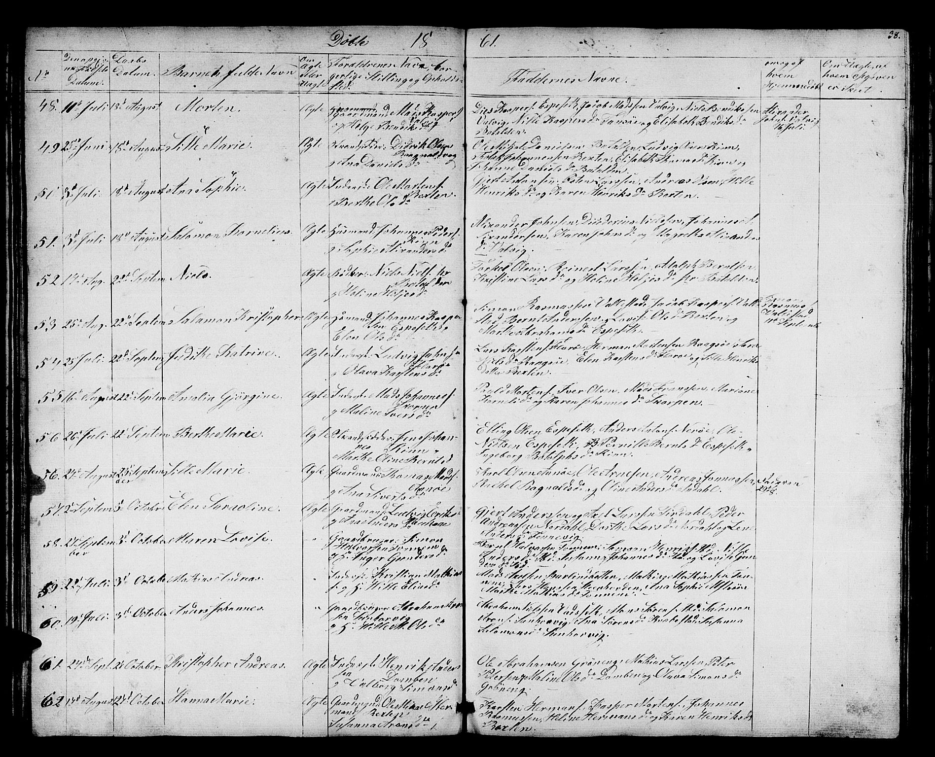 Kinn sokneprestembete, AV/SAB-A-80801/H/Hab/Haba/L0001: Parish register (copy) no. A 1, 1853-1868, p. 38