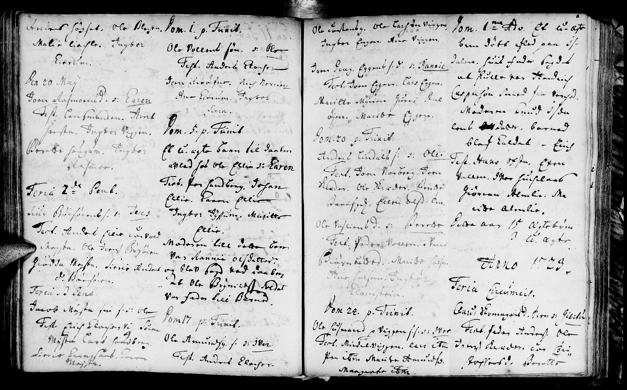 Ministerialprotokoller, klokkerbøker og fødselsregistre - Sør-Trøndelag, SAT/A-1456/665/L0766: Parish register (official) no. 665A01, 1702-1735