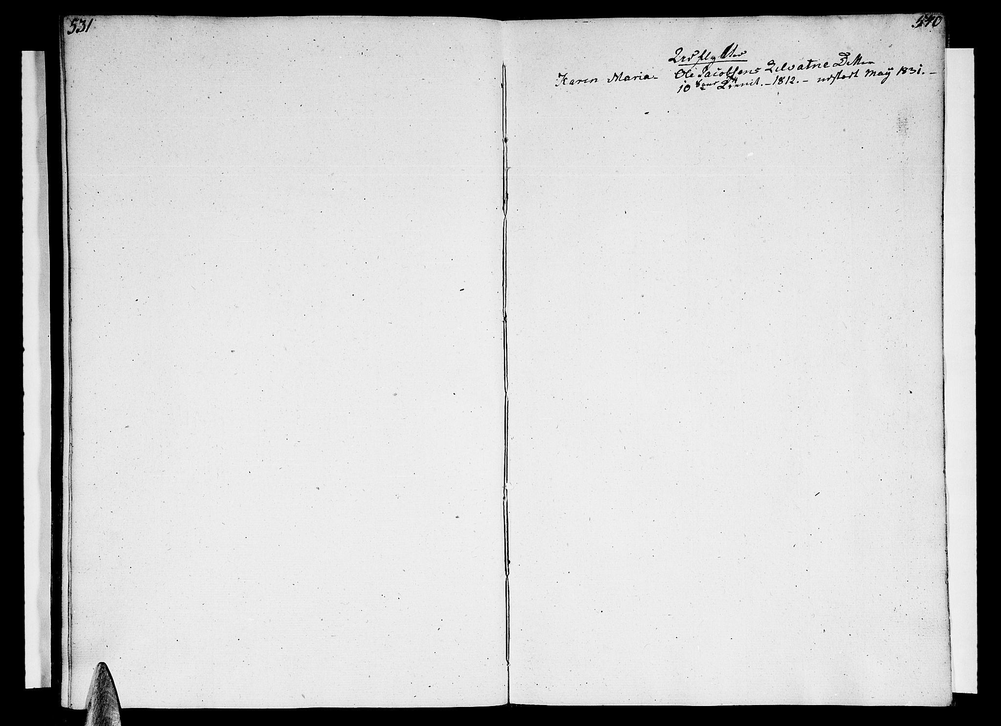 Ministerialprotokoller, klokkerbøker og fødselsregistre - Nordland, AV/SAT-A-1459/825/L0351: Parish register (official) no. 825A06 /1, 1807-1831, p. 531-540