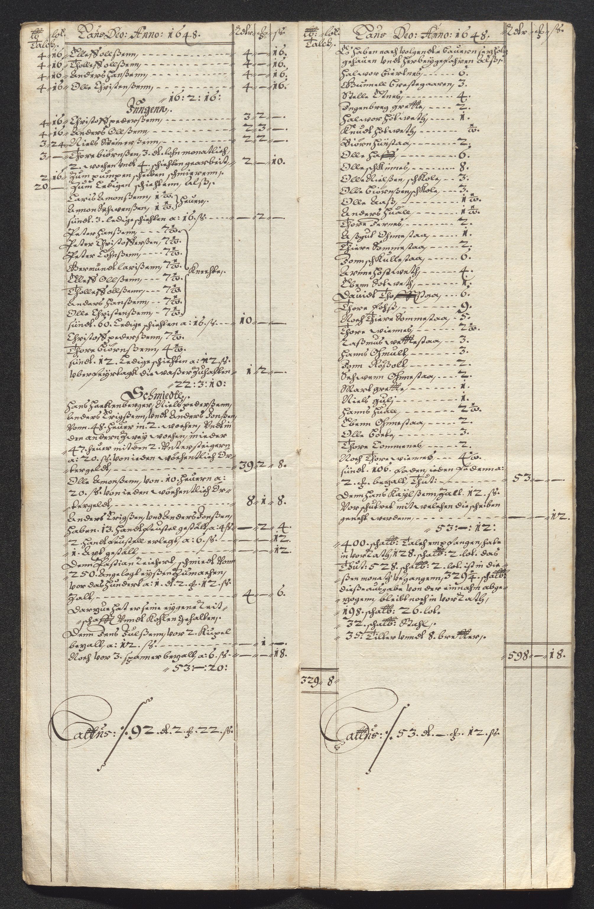 Kongsberg Sølvverk 1623-1816, SAKO/EA-3135/001/D/Dc/Dcd/L0022: Utgiftsregnskap for gruver m.m., 1647-1648, p. 651