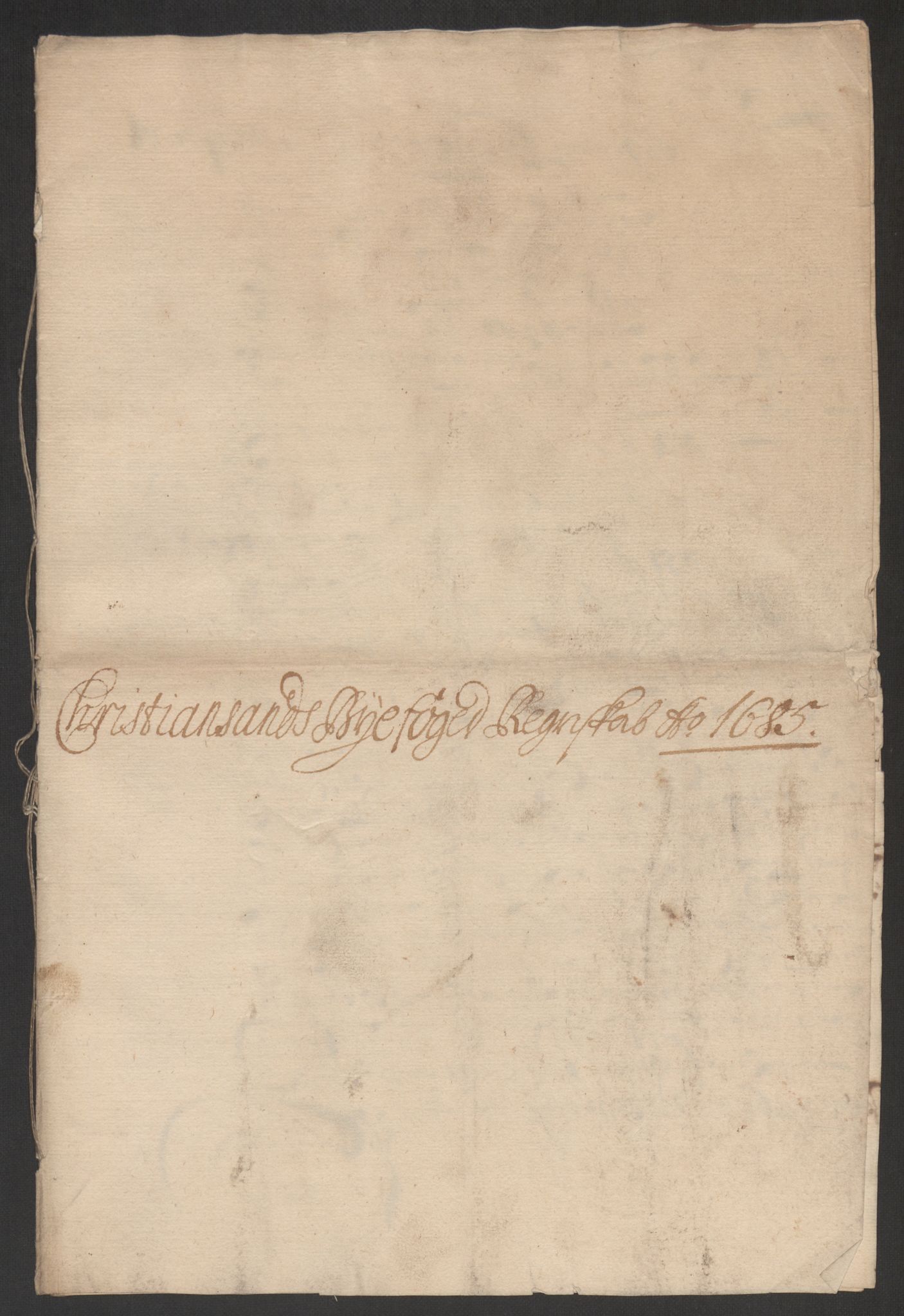 Rentekammeret inntil 1814, Reviderte regnskaper, Byregnskaper, RA/EA-4066/R/Rm/L0285: [M18] Sikt og sakefall, 1681-1718, p. 58