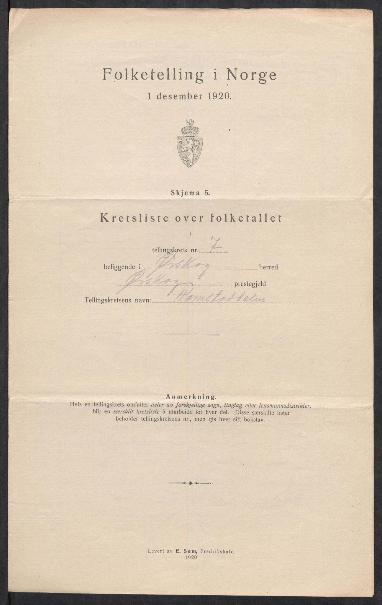 SAT, 1920 census for Ørskog, 1920, p. 25