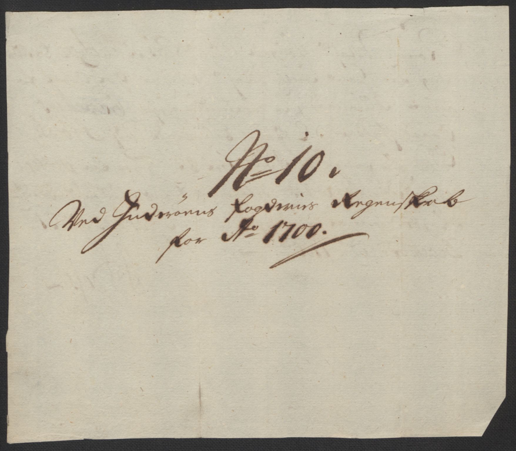 Rentekammeret inntil 1814, Reviderte regnskaper, Fogderegnskap, RA/EA-4092/R63/L4311: Fogderegnskap Inderøy, 1700, p. 131