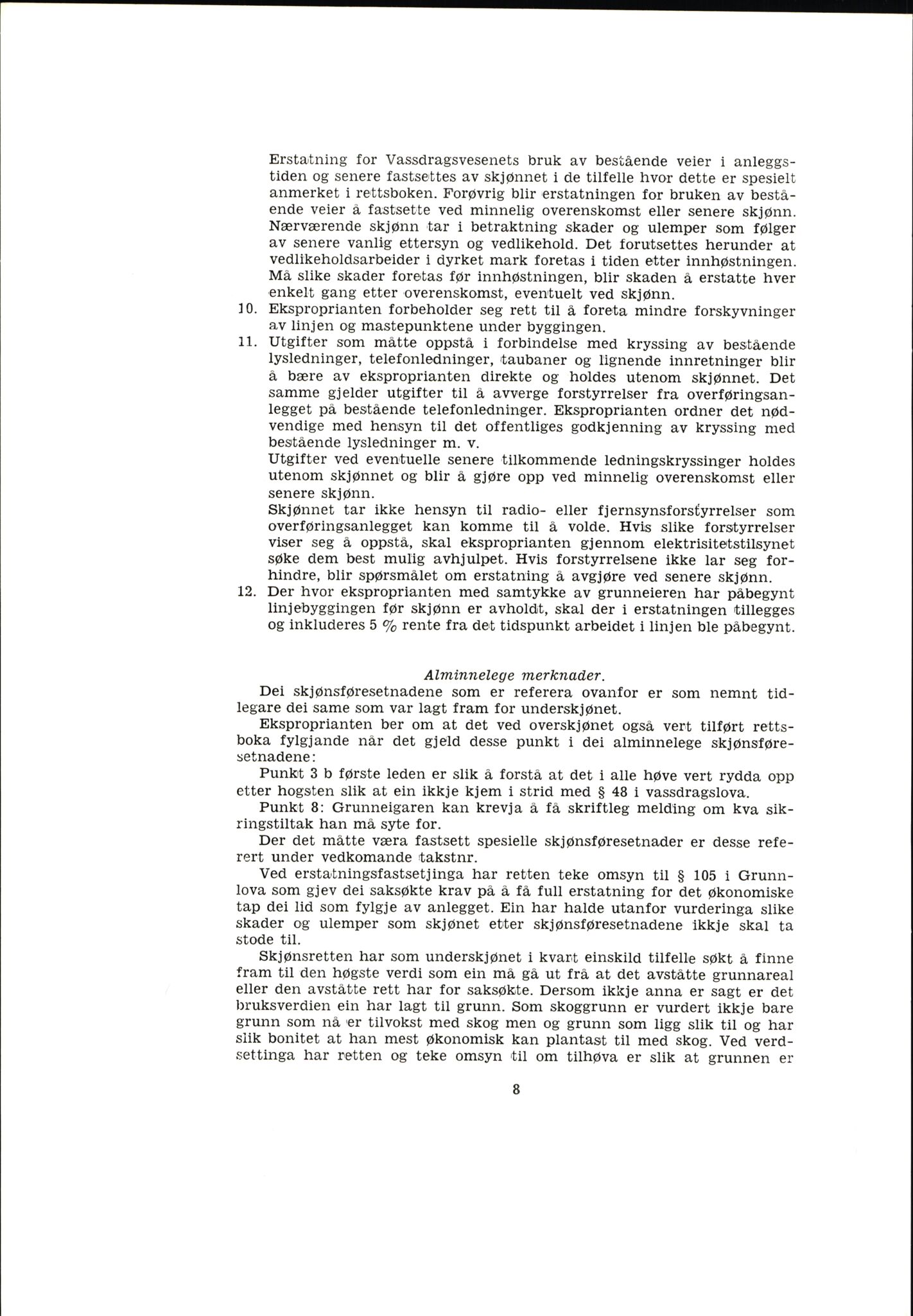 Vest-Telemark sorenskriveri, AV/SAKO-A-134/F/Fo/Fob/L0002: Skjønn/rettsbøker for kraftutbygging/veg, 1963-1968, p. 10