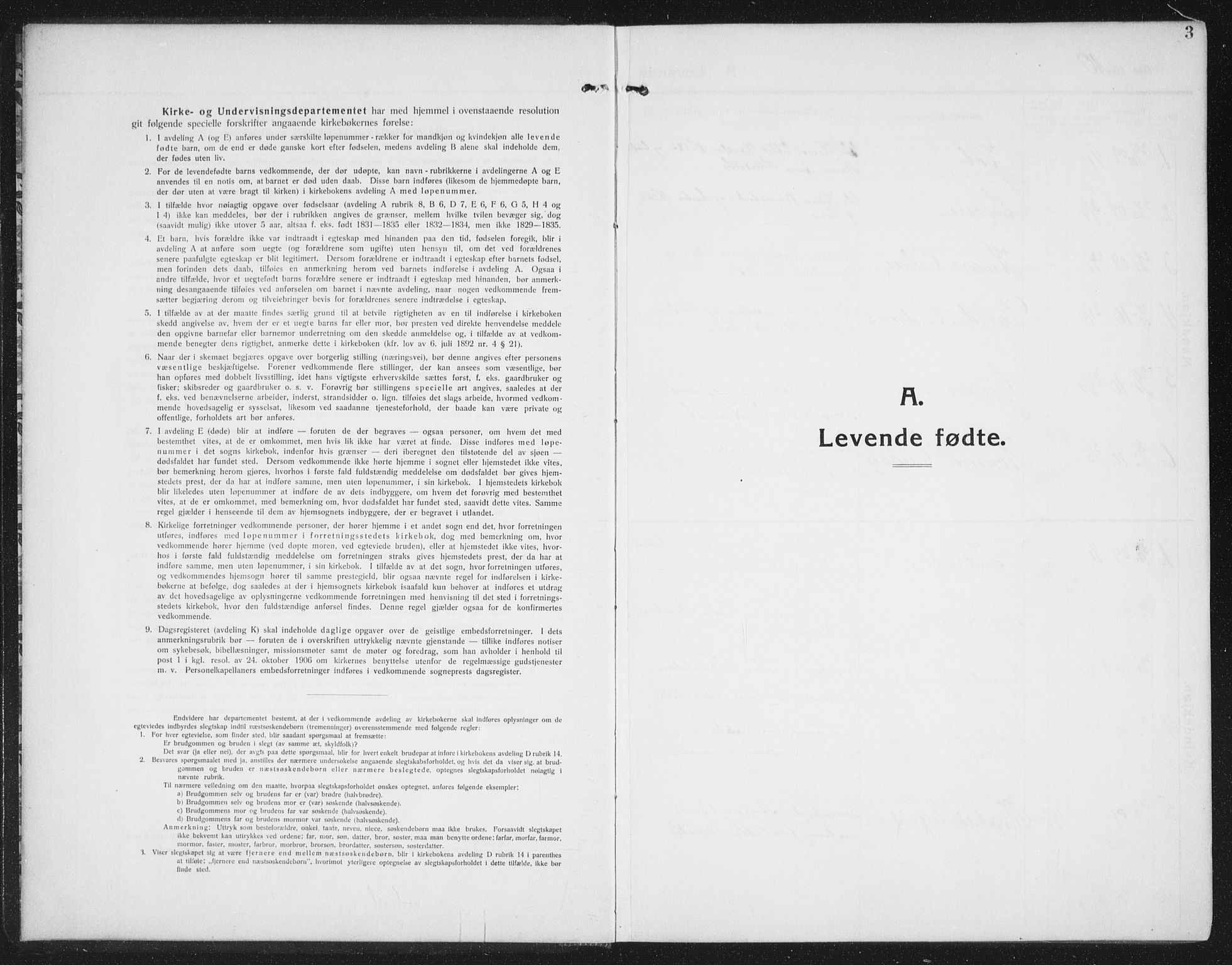 Ministerialprotokoller, klokkerbøker og fødselsregistre - Nord-Trøndelag, SAT/A-1458/774/L0630: Parish register (copy) no. 774C01, 1910-1934, p. 3
