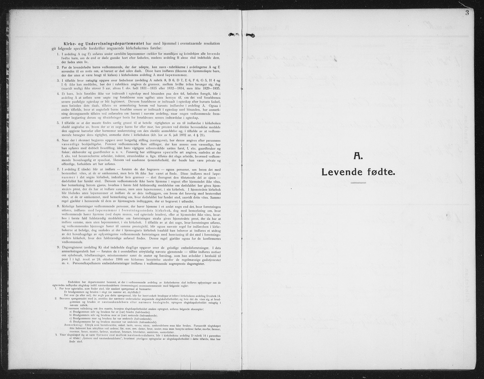 Ministerialprotokoller, klokkerbøker og fødselsregistre - Nord-Trøndelag, AV/SAT-A-1458/774/L0630: Parish register (copy) no. 774C01, 1910-1934, p. 3