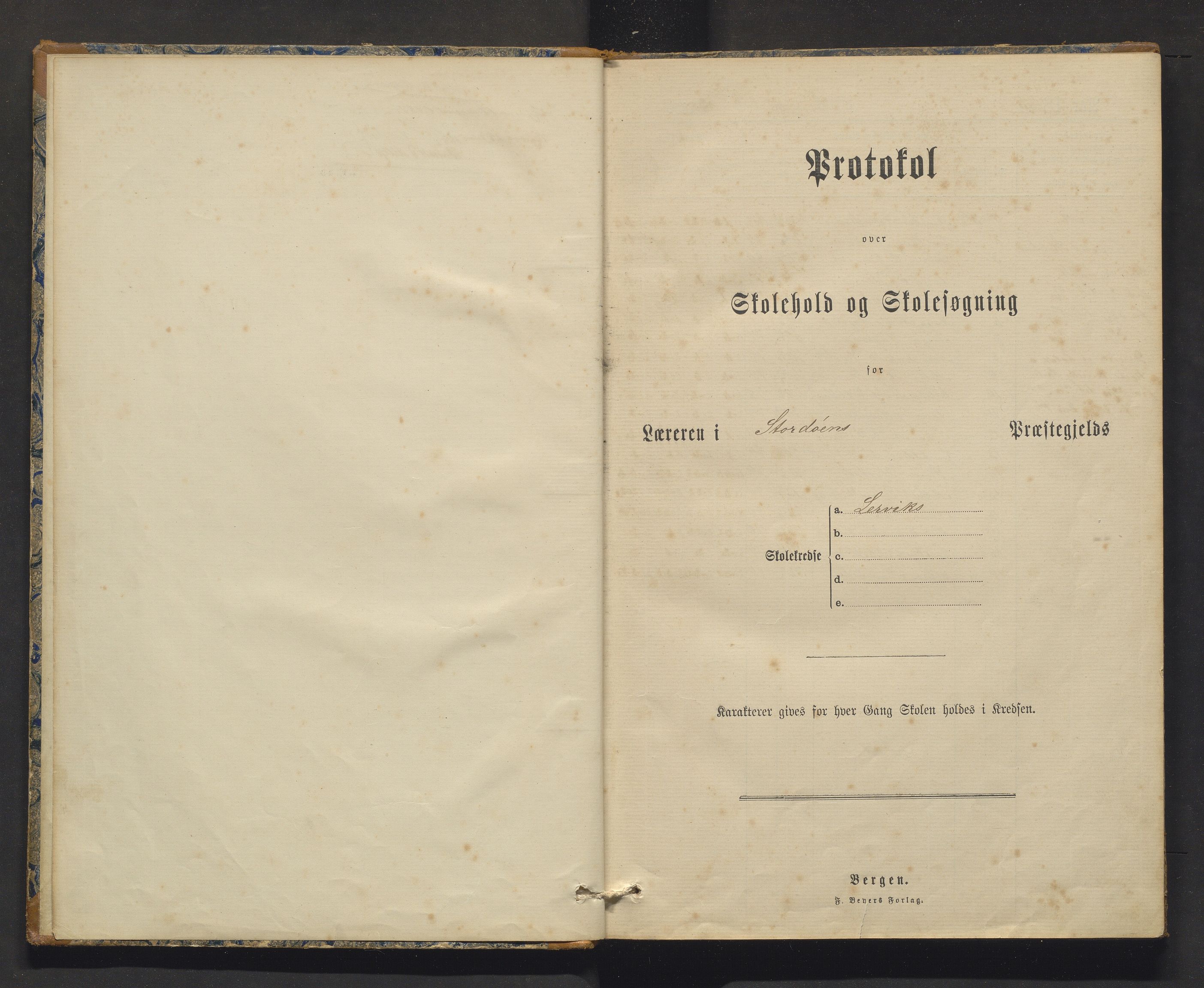 Stord kommune. Barneskulane, IKAH/1221-231/F/Fa/L0009: Skuleprotokoll for Leirvik skule, 1885-1919