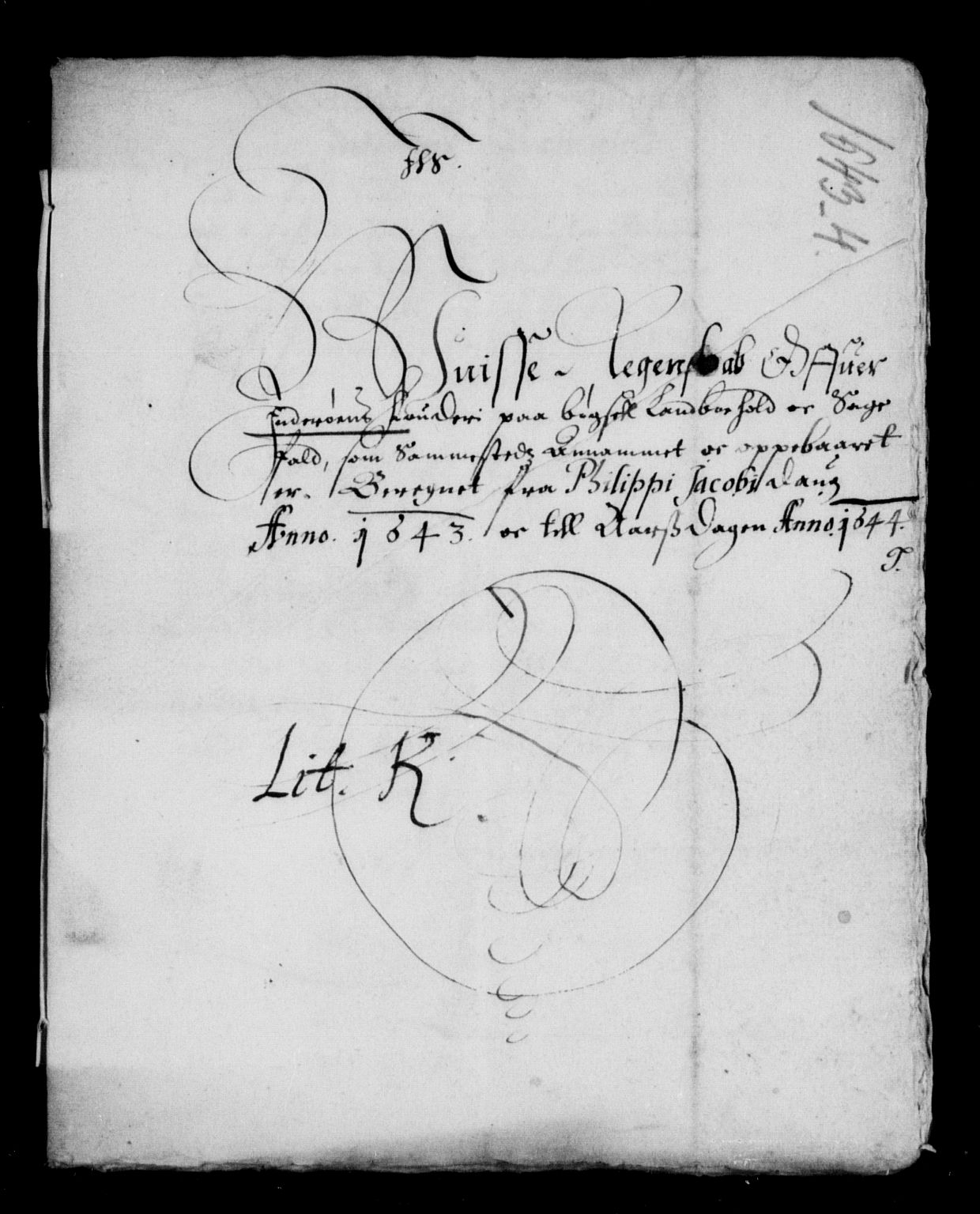 Rentekammeret inntil 1814, Reviderte regnskaper, Lensregnskaper, AV/RA-EA-5023/R/Rb/Rbw/L0077: Trondheim len, 1642-1644