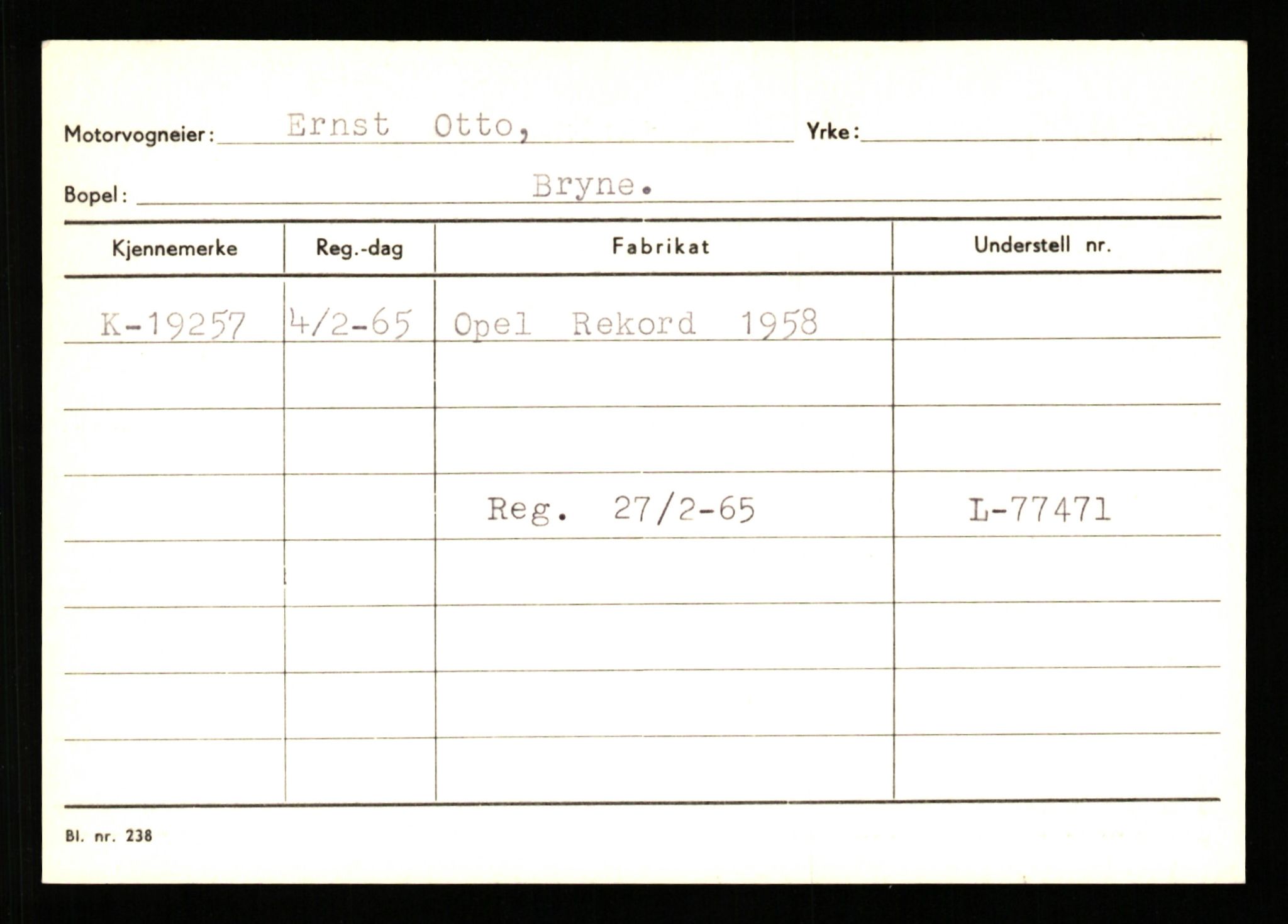 Stavanger trafikkstasjon, AV/SAST-A-101942/0/G/L0004: Registreringsnummer: 15497 - 22957, 1930-1971, p. 1603