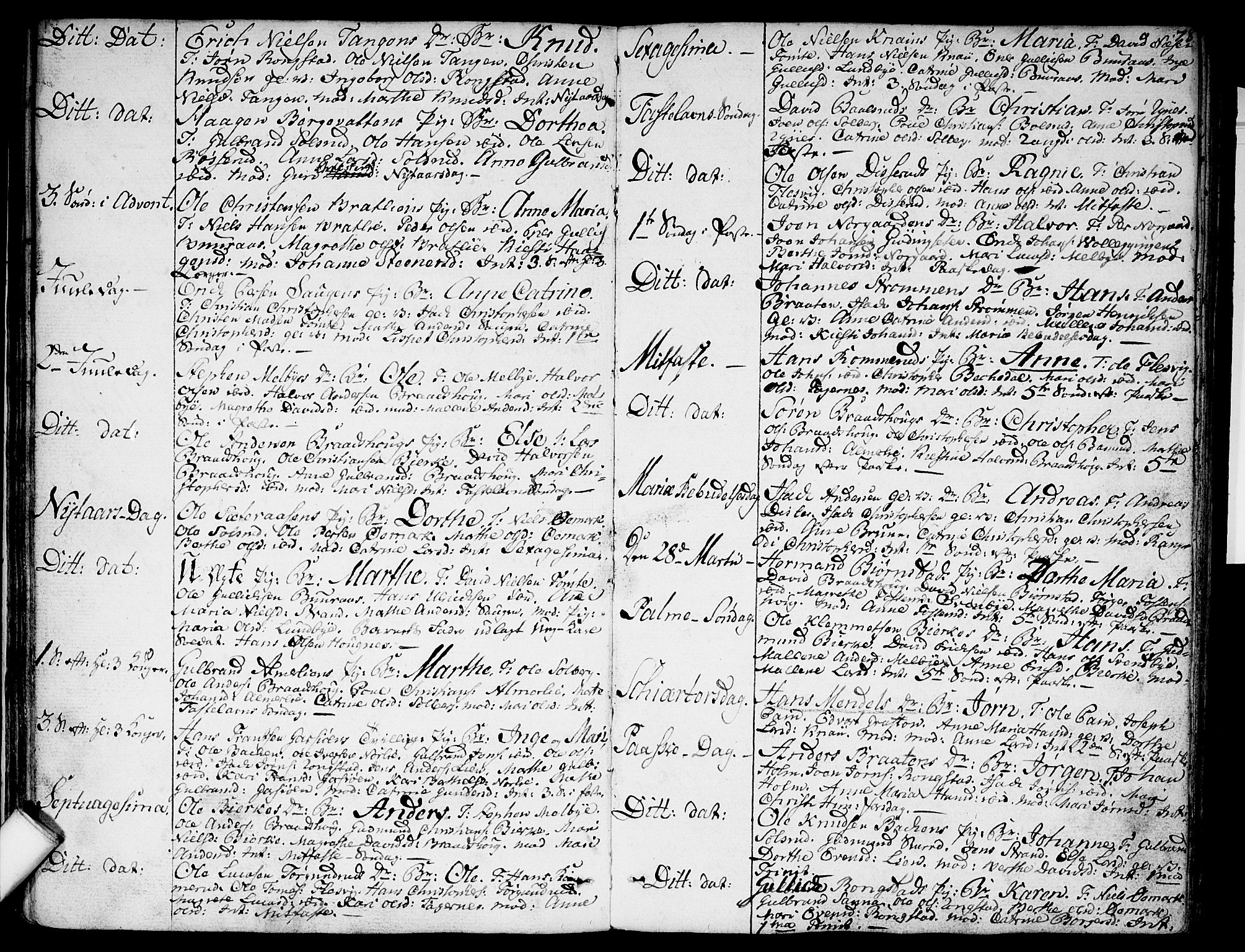 Hurdal prestekontor Kirkebøker, AV/SAO-A-10889/F/Fa/L0001: Parish register (official) no. I 1, 1777-1812, p. 78